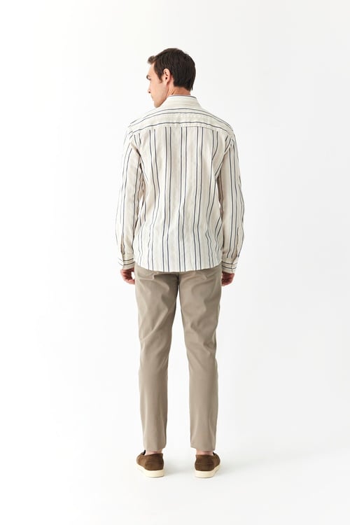 SLIM STRAIGHT FIT PANTOLON