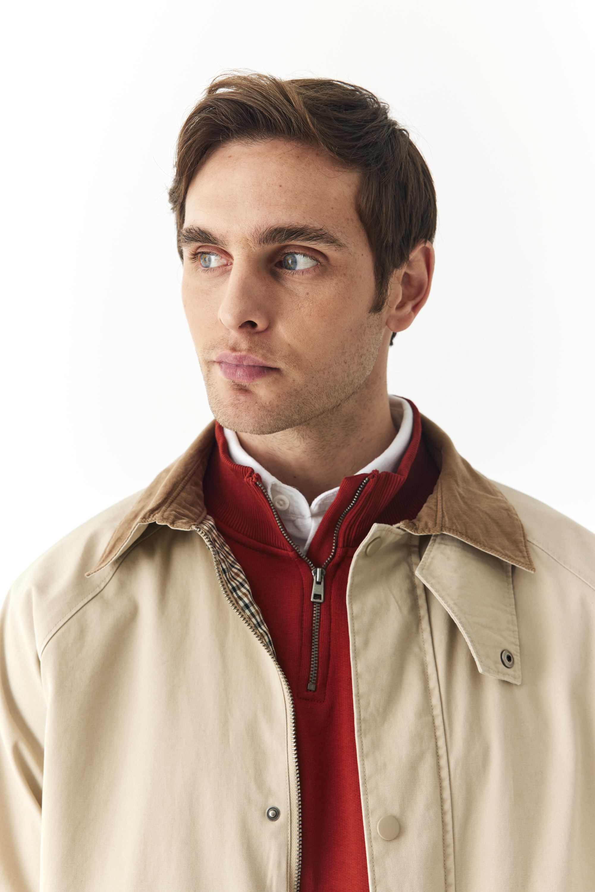 KAZAYAĞI DESENİ ASTARLI RENKLİ YAKA MONT CEKET