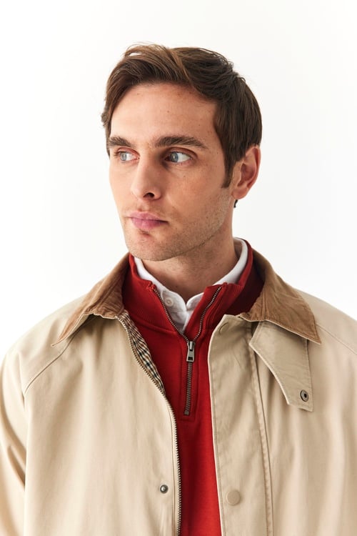  KAZAYAĞI DESENİ ASTARLI RENKLİ YAKA MONT CEKET