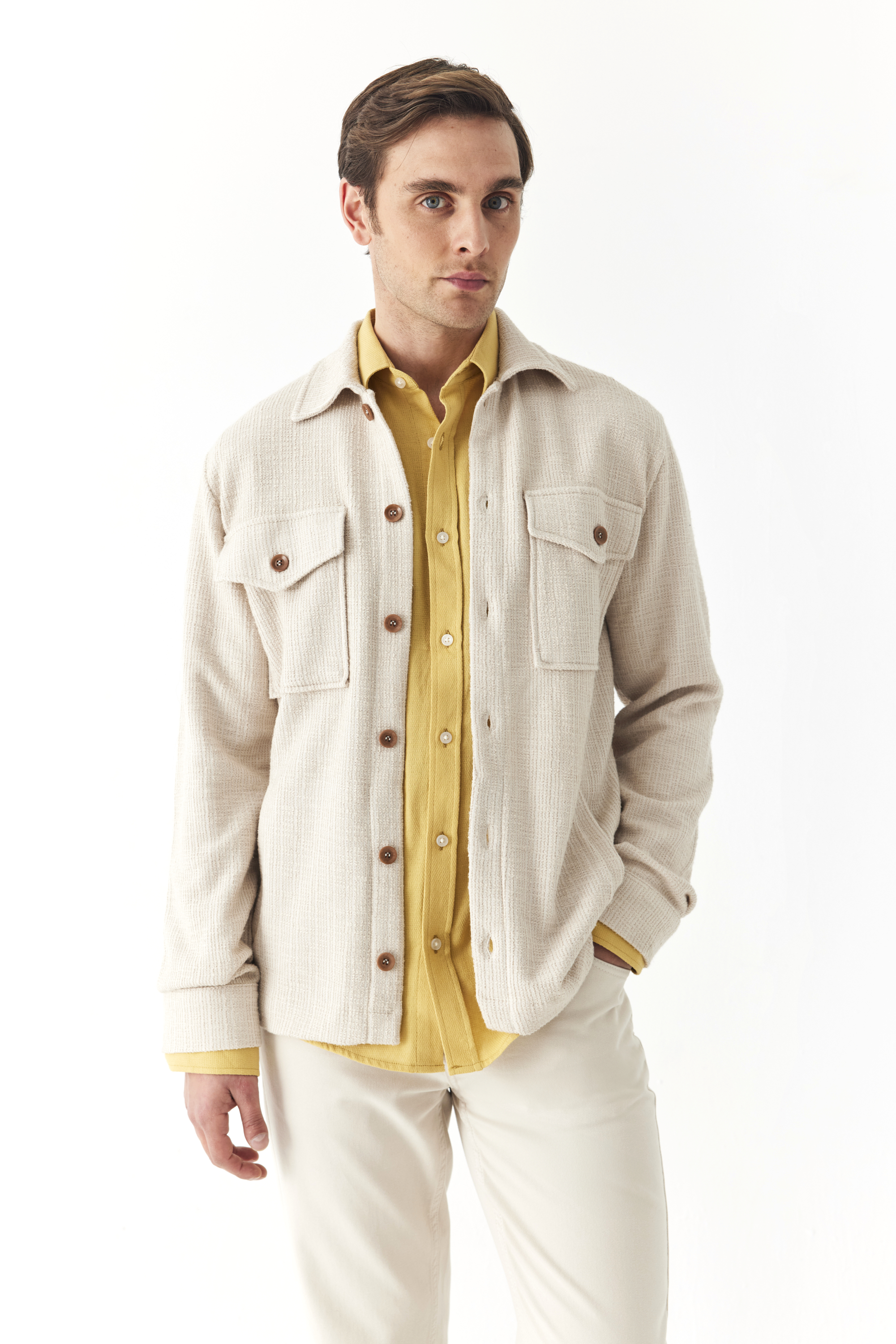 ÇOK CEPLİ ÖRME CEKET