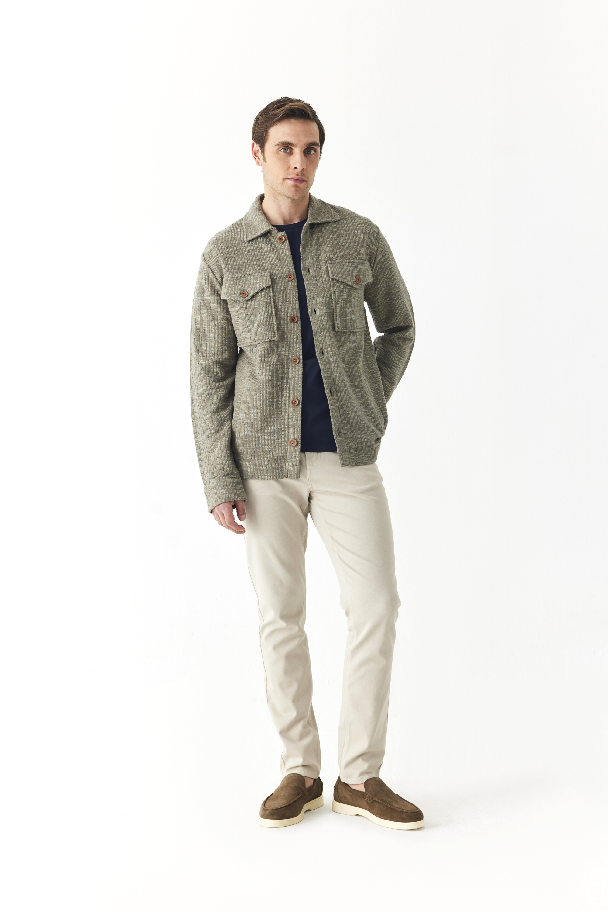 ÇOK CEPLİ ÖRME CEKET