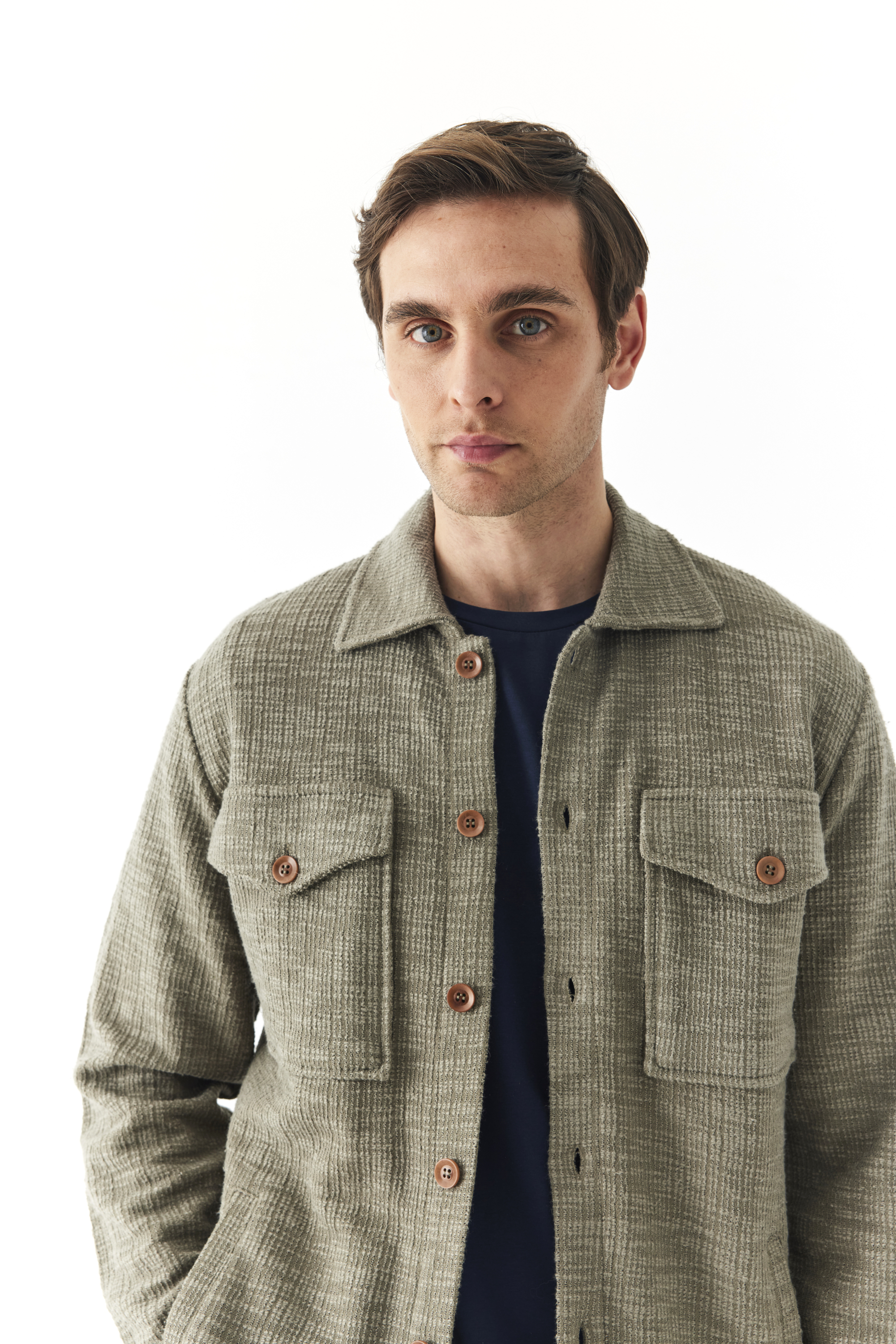 ÇOK CEPLİ ÖRME CEKET