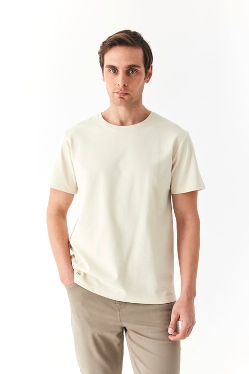  BİSİKLET YAKA KISA KOLLU T-SHIRT