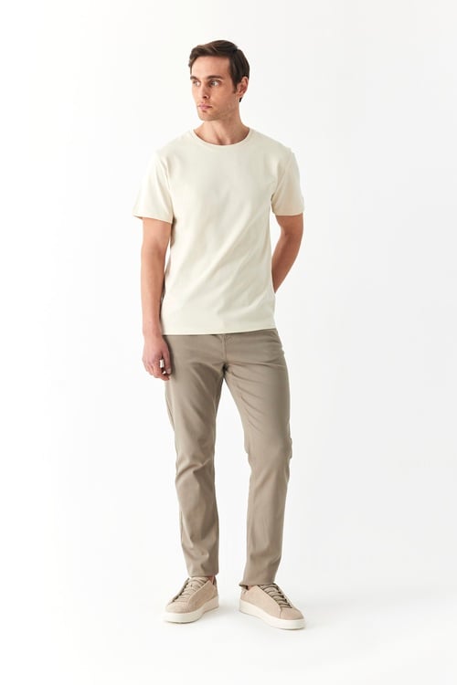  BİSİKLET YAKA KISA KOLLU T-SHIRT