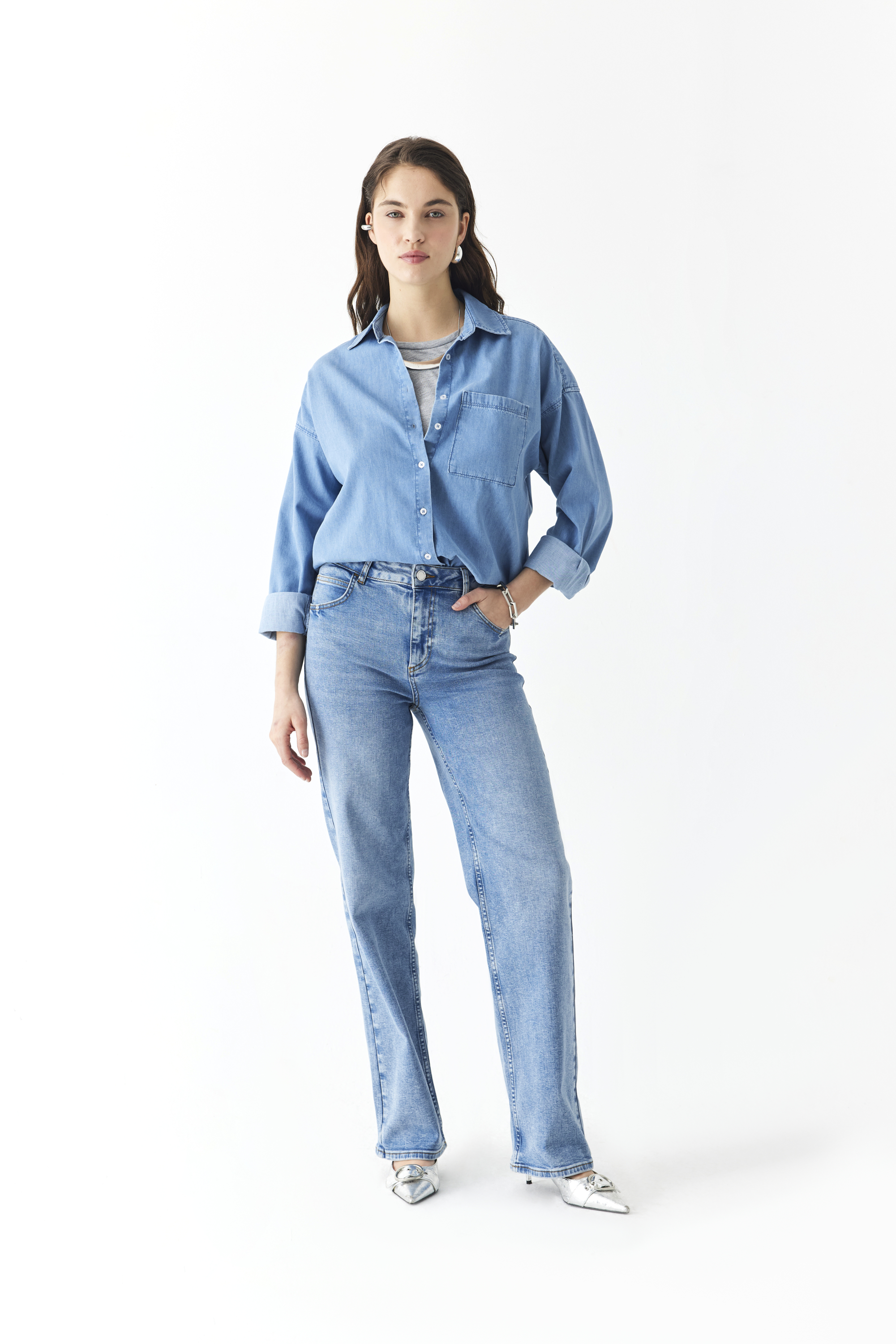 REGULAR FIT PAMUKLU GÖMLEK