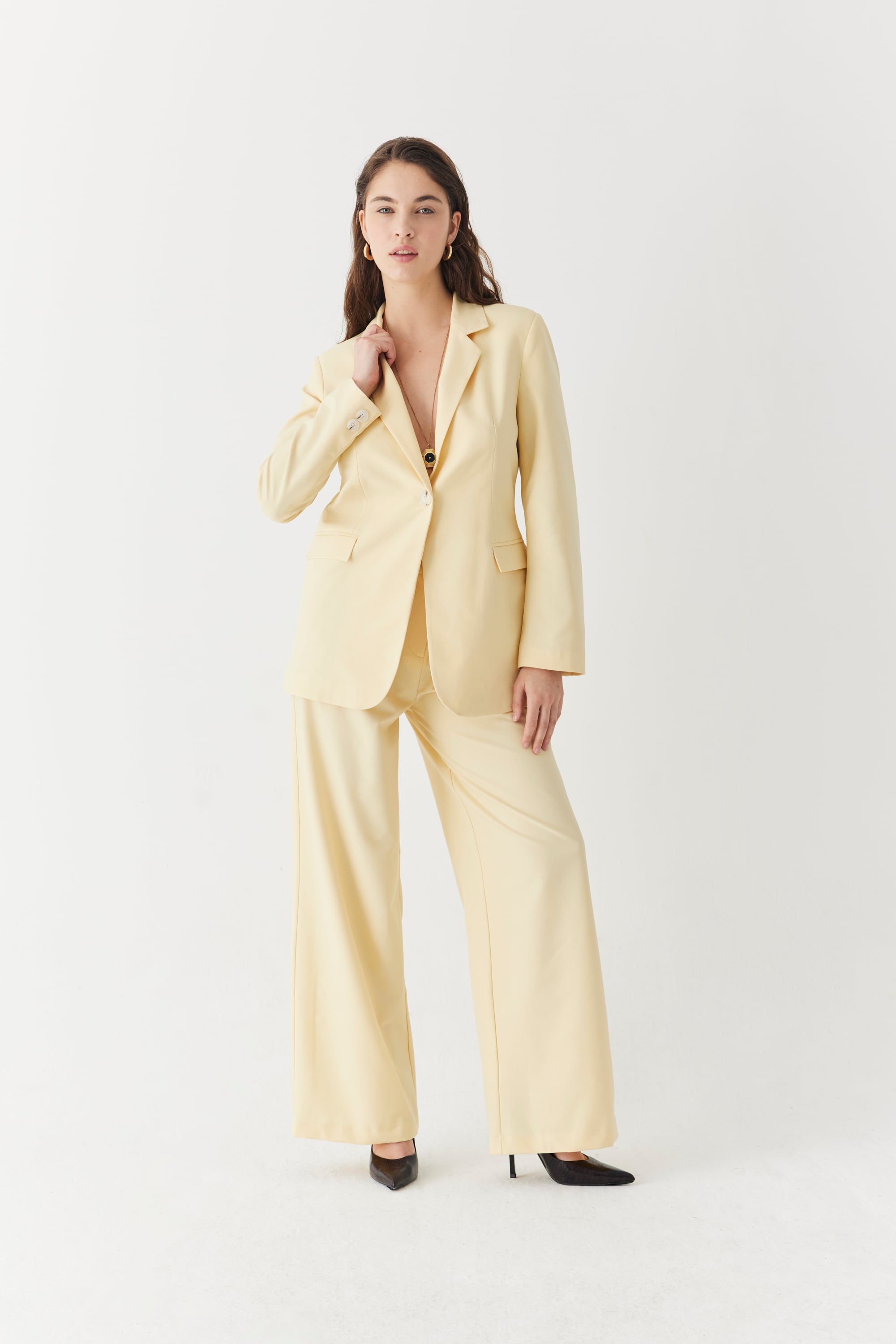 TEK DÜĞMELİ BLAZER CEKET