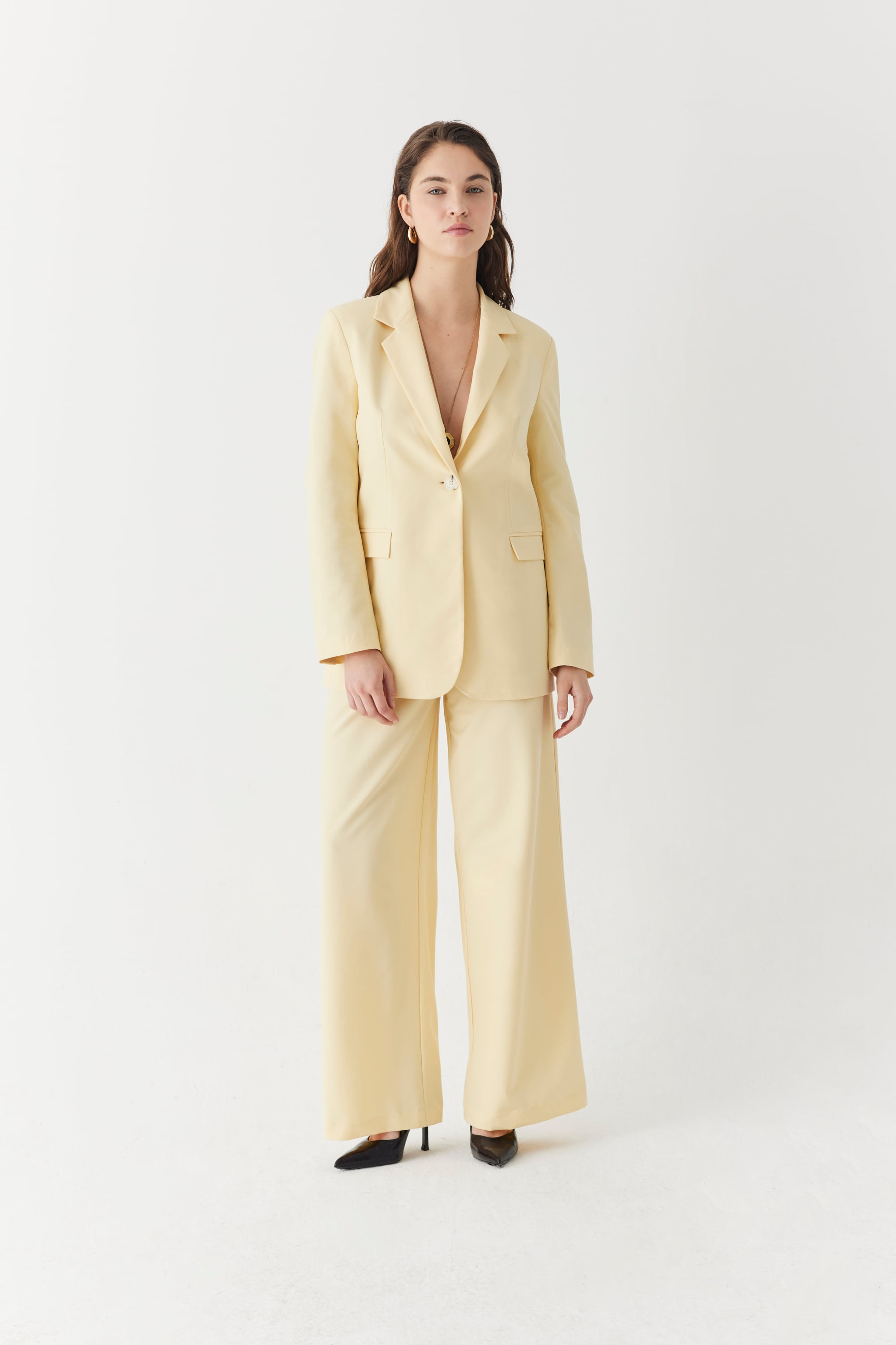 TEK DÜĞMELİ BLAZER CEKET