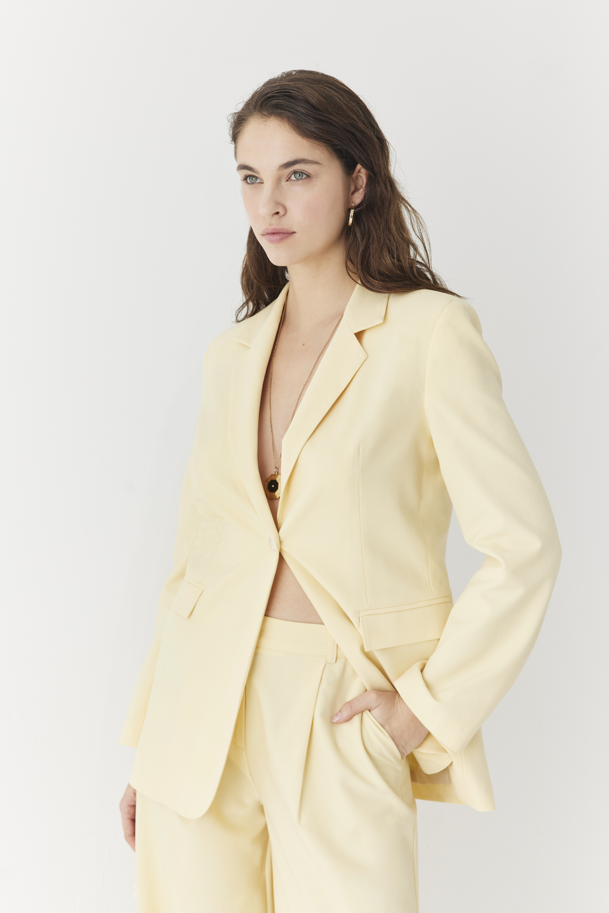 TEK DÜĞMELİ BLAZER CEKET