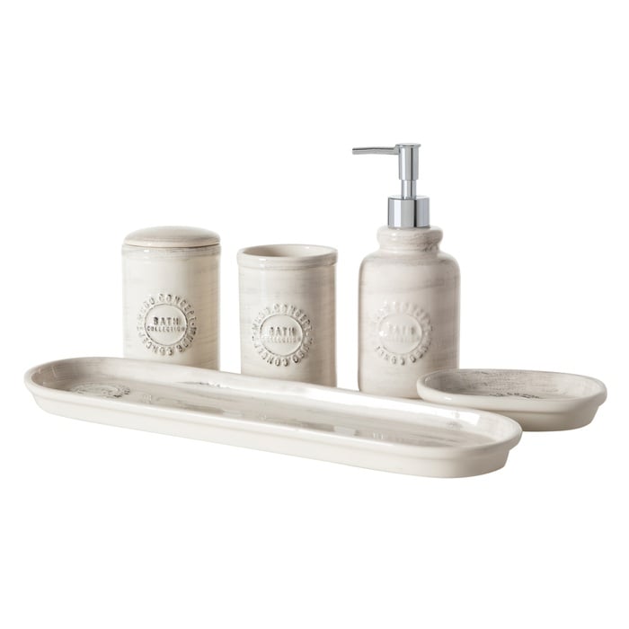 BARNES VINTAGE 5'Lİ KUTULU BANYO SETİ