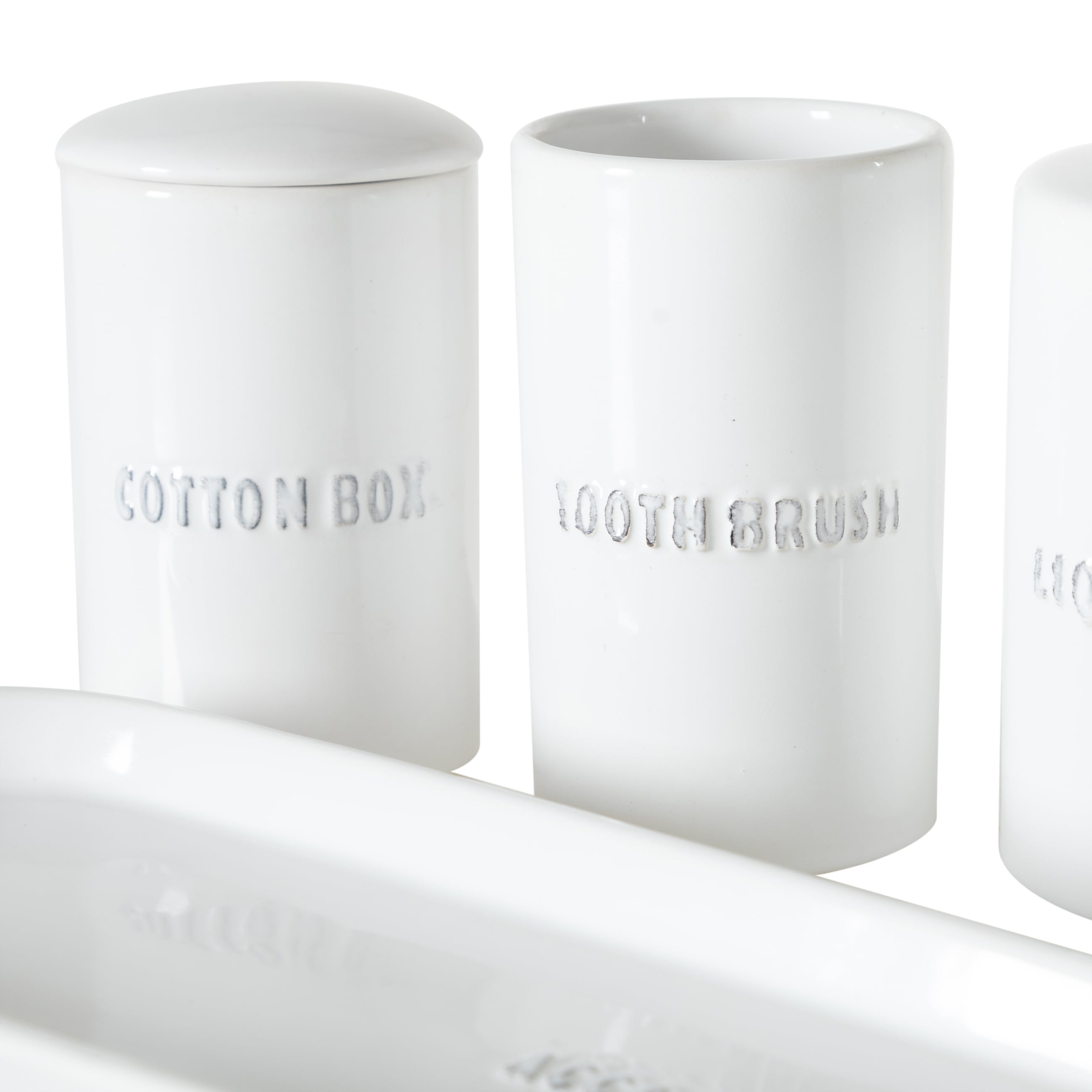 PINTURA BEYAZ 5'Lİ KUTULU BANYO SETİ