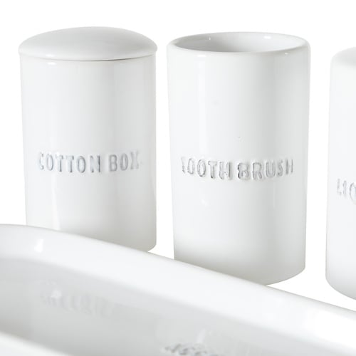  PINTURA BEYAZ 5'Lİ KUTULU BANYO SETİ