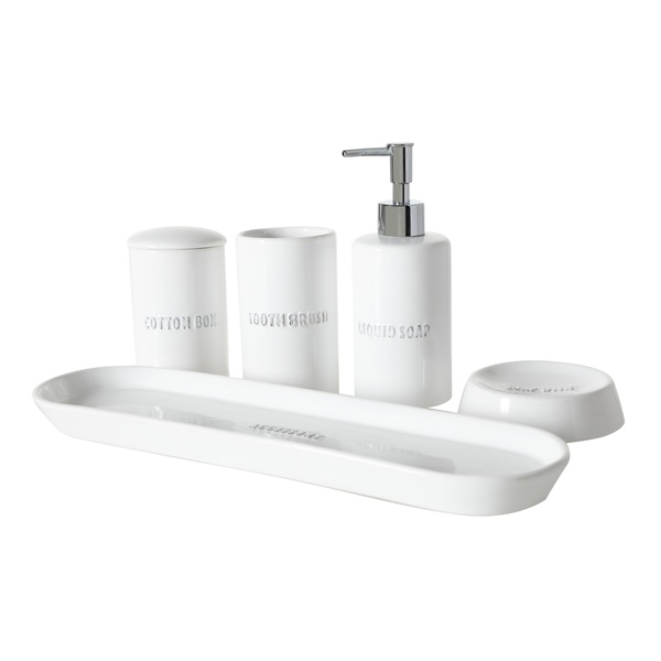 Mudo Home  Pintura Beyaz 5’Li Kutulu Banyo Seti