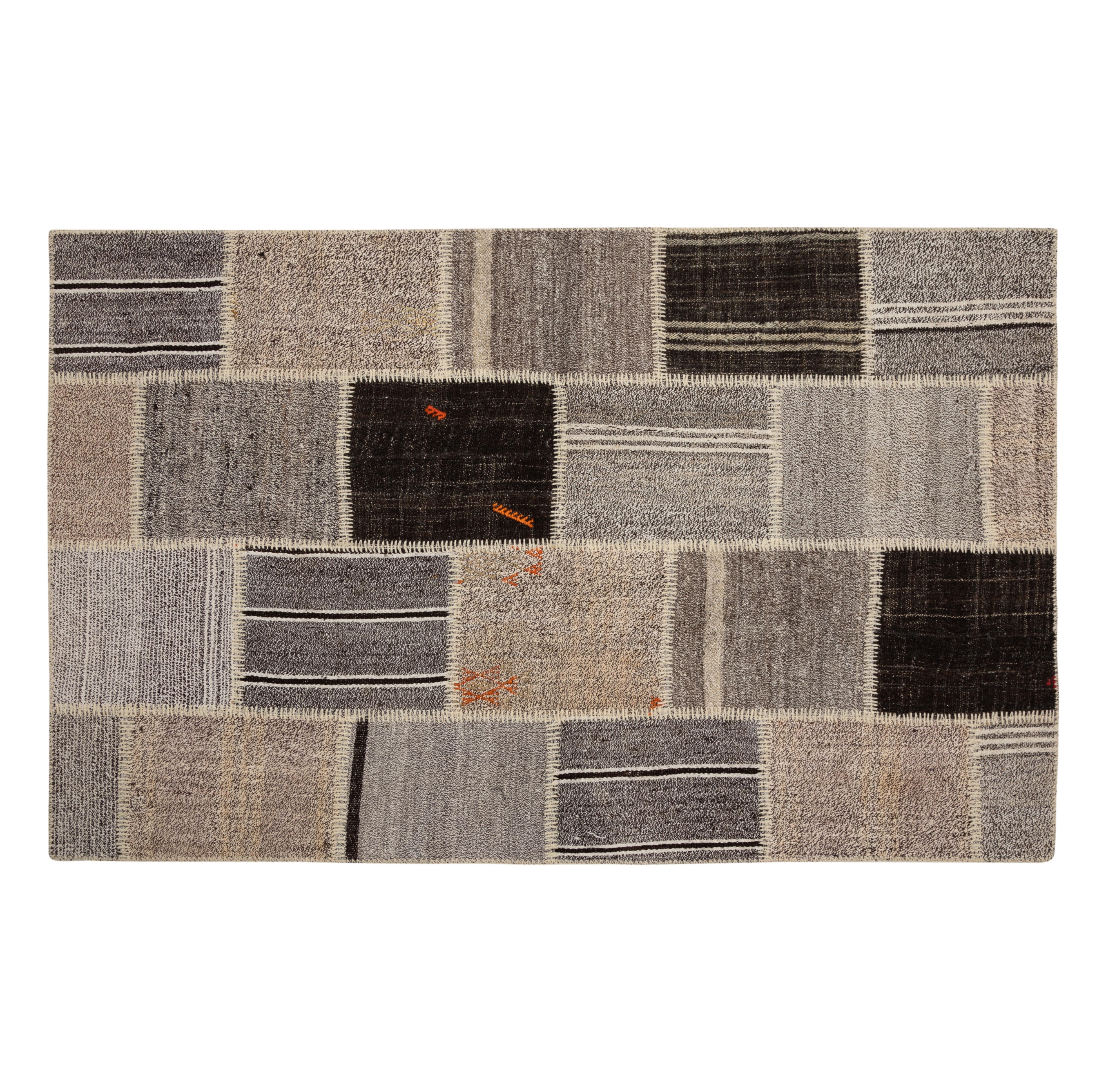 LIMA GRİ KREM PATCHWORK HALI 120X180