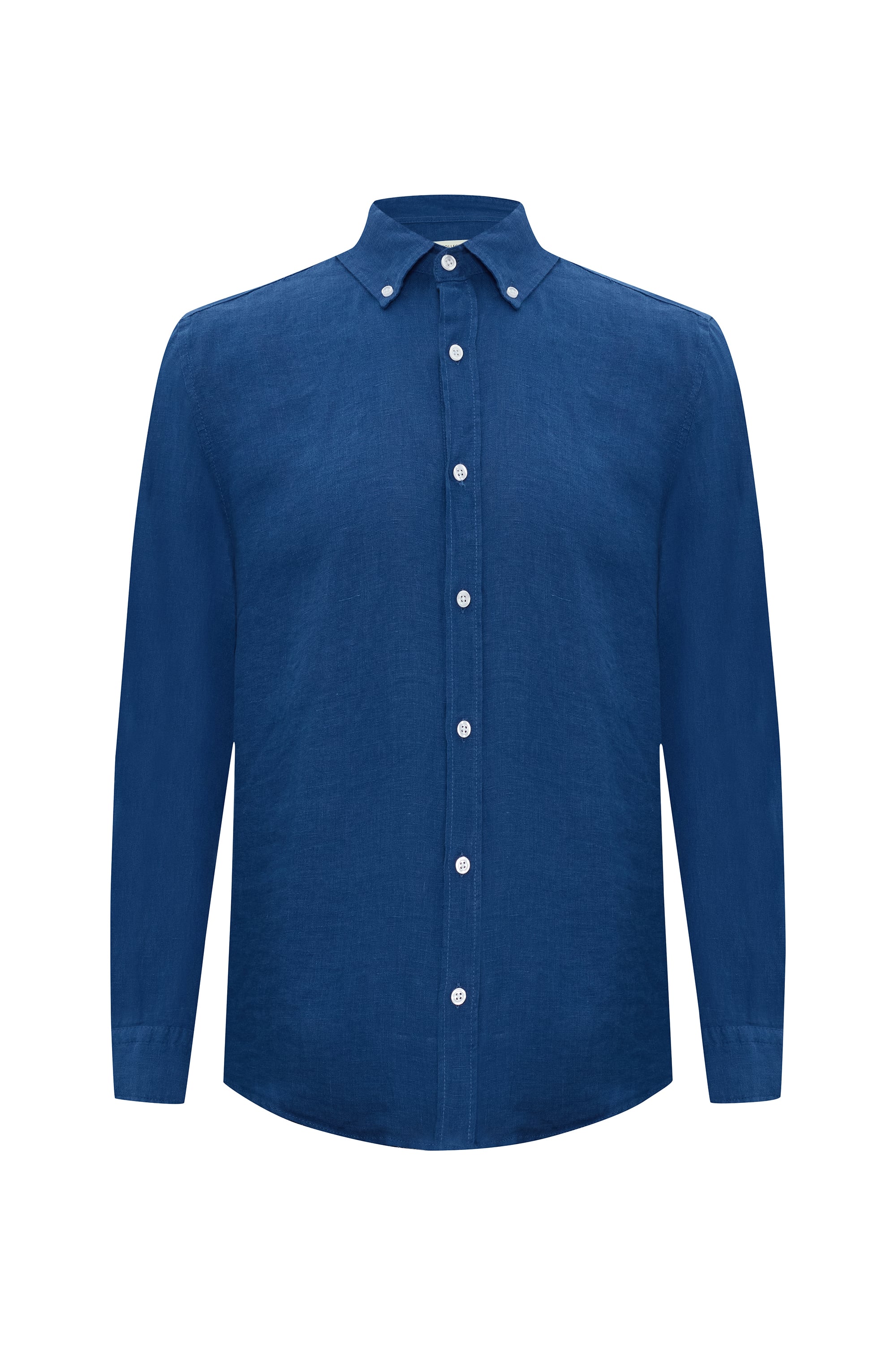 SLIM FIT UZUN KOLLU KETEN GÖMLEK