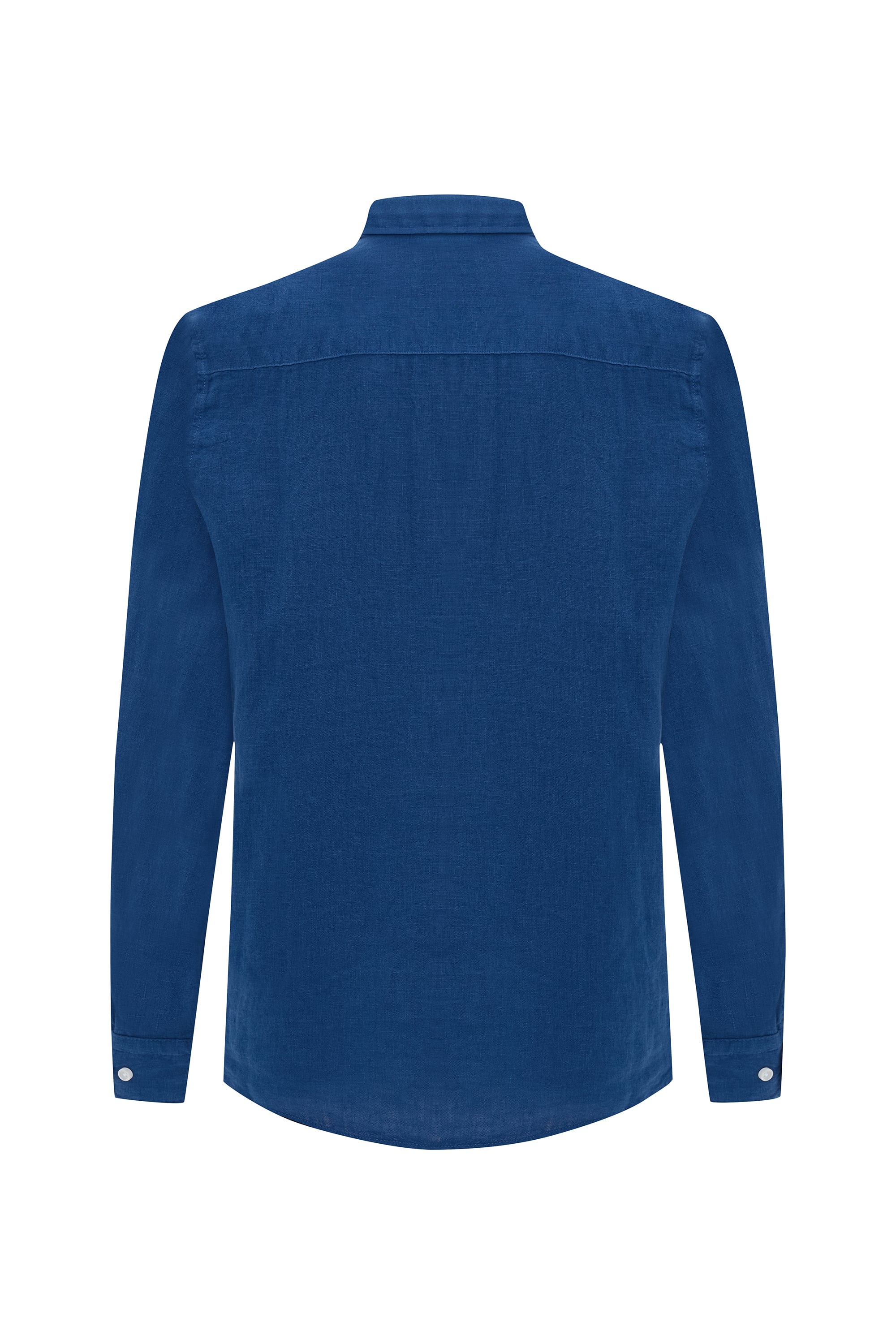 SLIM FIT UZUN KOLLU KETEN GÖMLEK