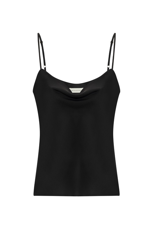  ASKILI AÇIK YAKA BLUZ