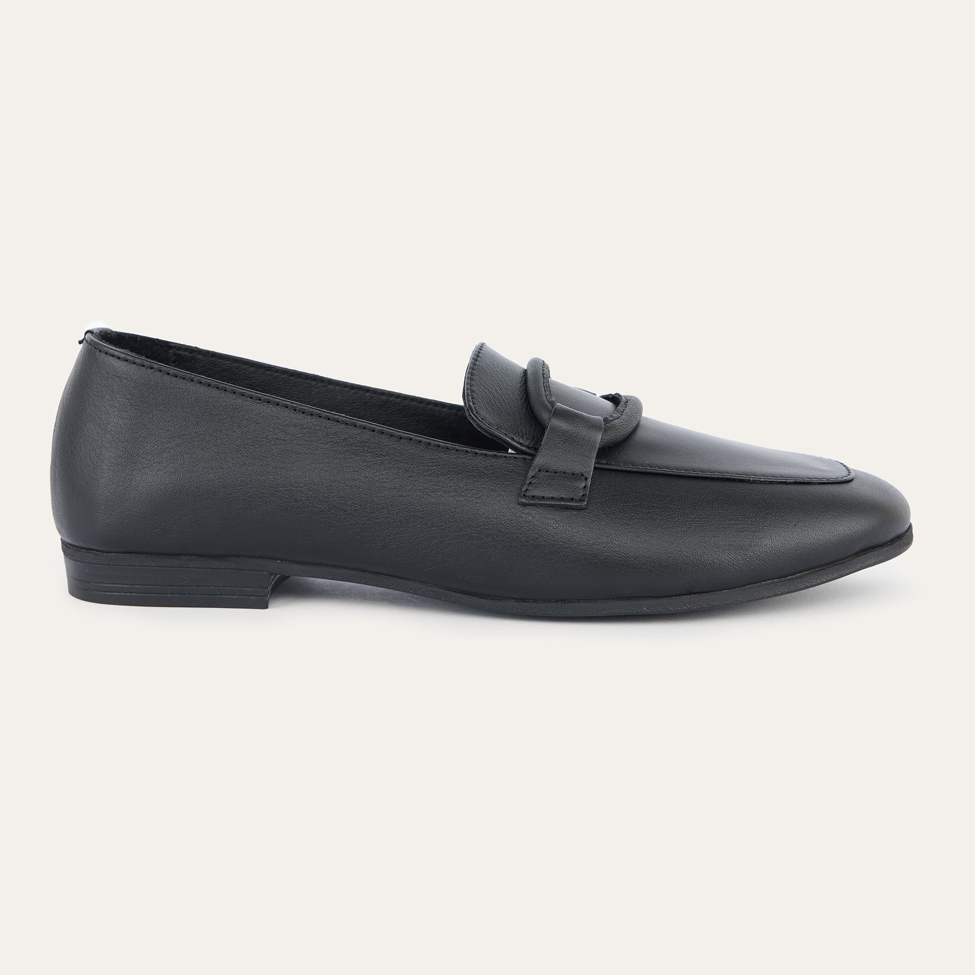 HAKİKİ DERİ HALKALI LOAFER