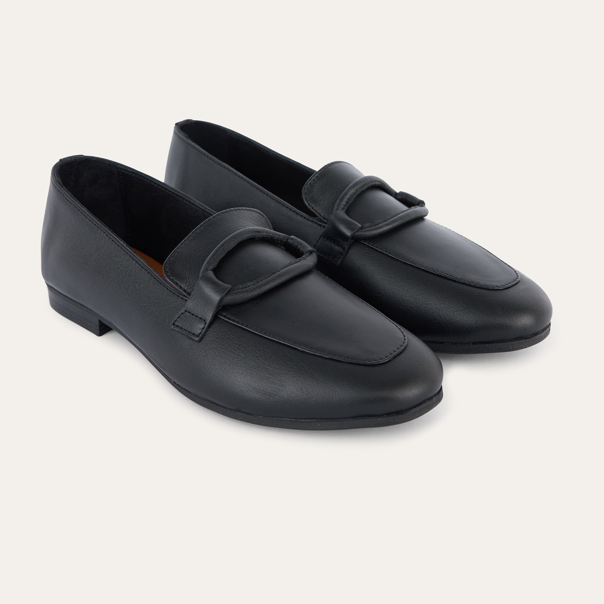 HAKİKİ DERİ HALKALI LOAFER