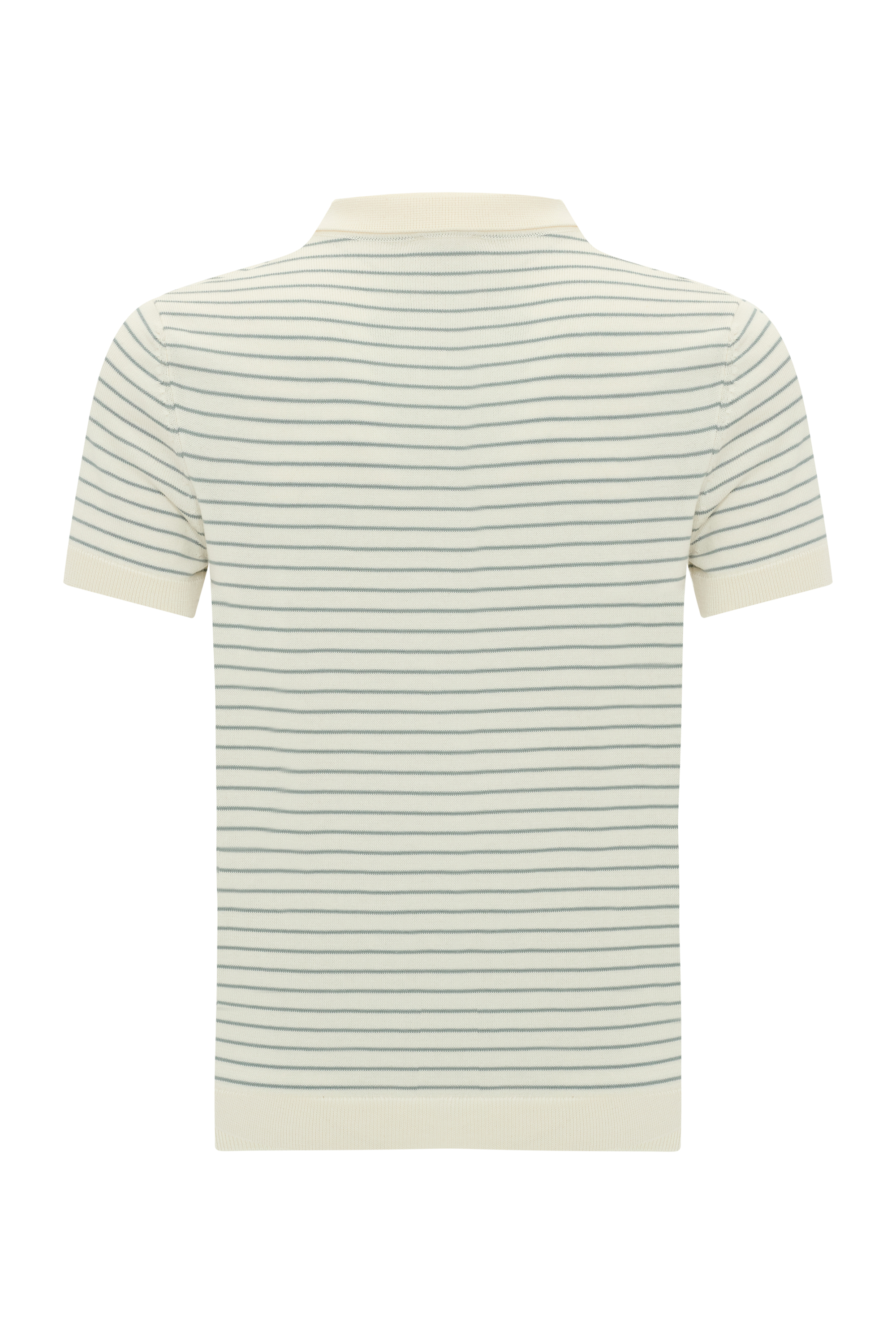 ÇİZGİLİ POLO YAKA KISA KOLLU TRİKO KAZAK