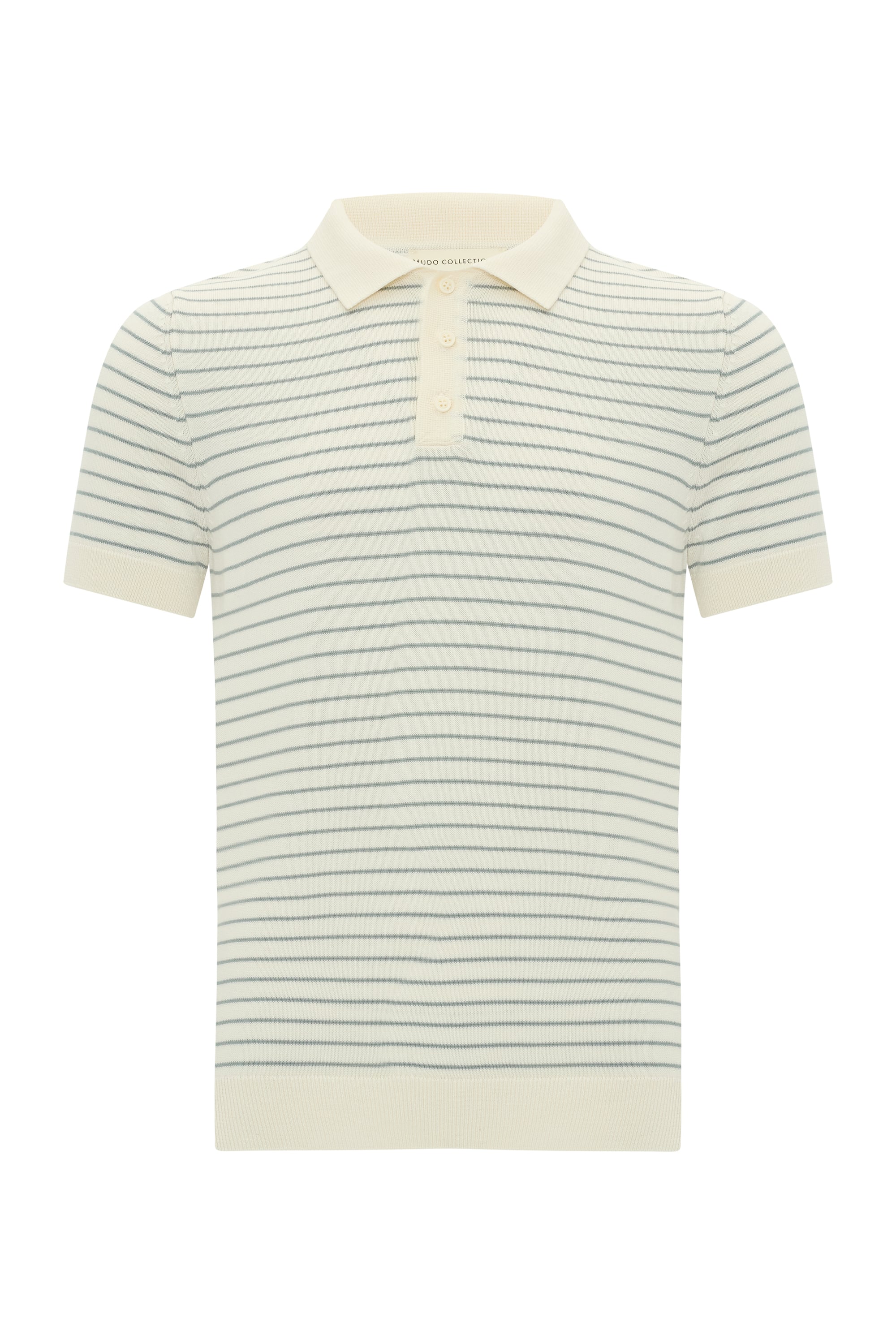 ÇİZGİLİ POLO YAKA KISA KOLLU TRİKO KAZAK