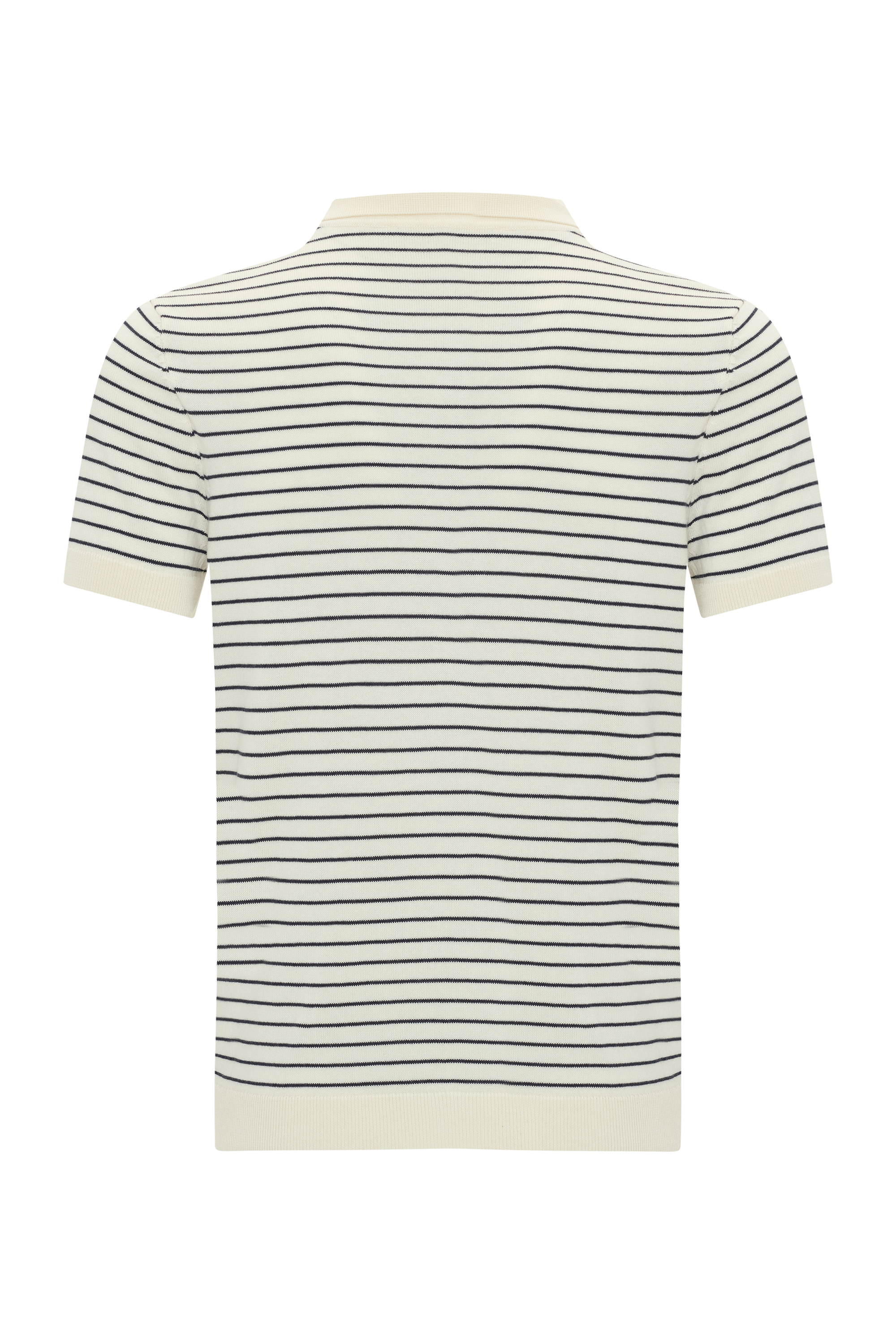 ÇİZGİLİ POLO YAKA KISA KOLLU TRİKO KAZAK