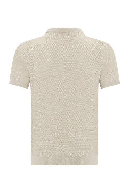  FERMUARLI POLO YAKA KISA KOLLU KAZAK