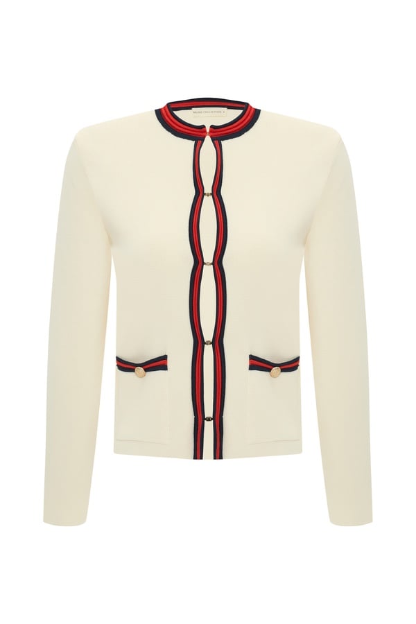 BİSİKLET YAKA CEPLİ HIRKA