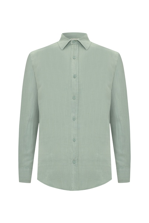  EKOSELİ REGULAR FIT UZUN KOLLU GÖMLEK