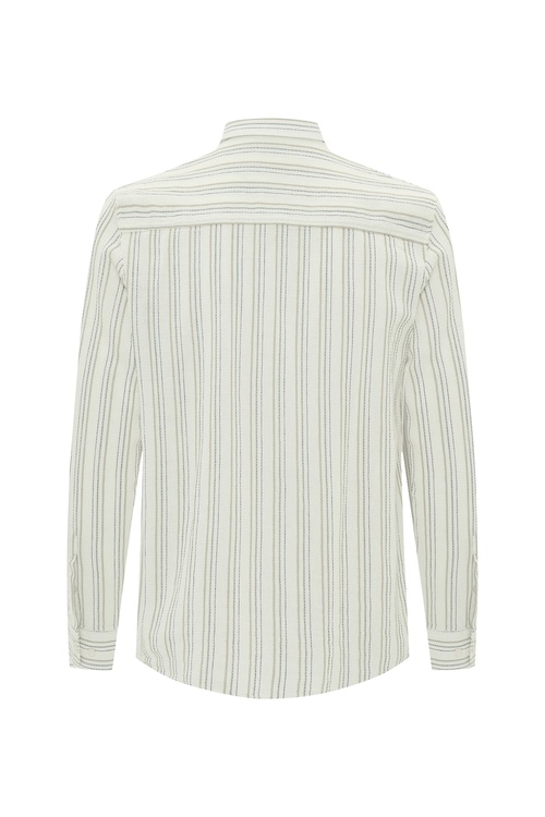  REGULAR FIT ÇİZGİLİ UZUN KOLLU GÖMLEK