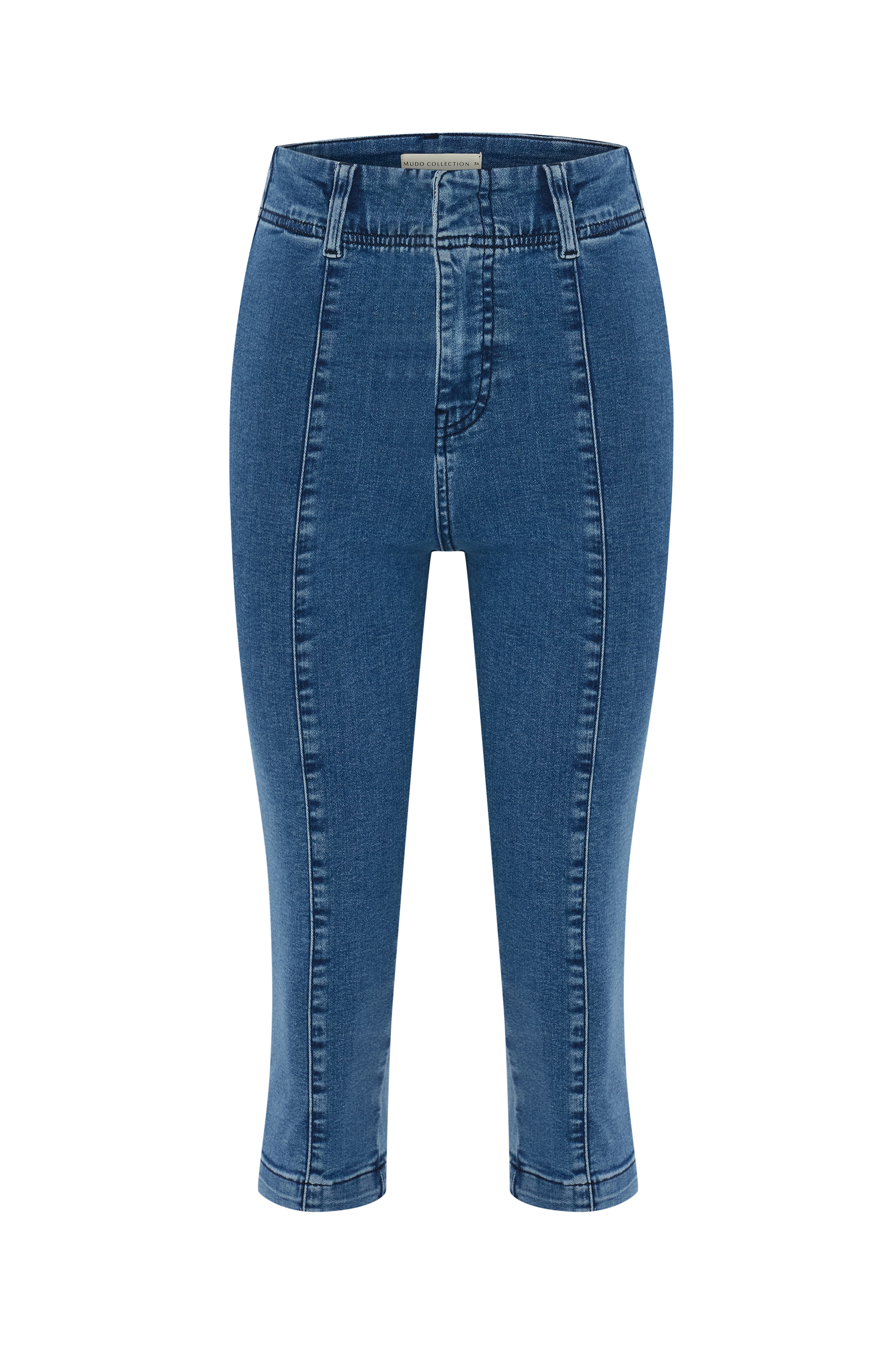 NERVÜRLÜ CROPPED FIT JEAN PANTOLON