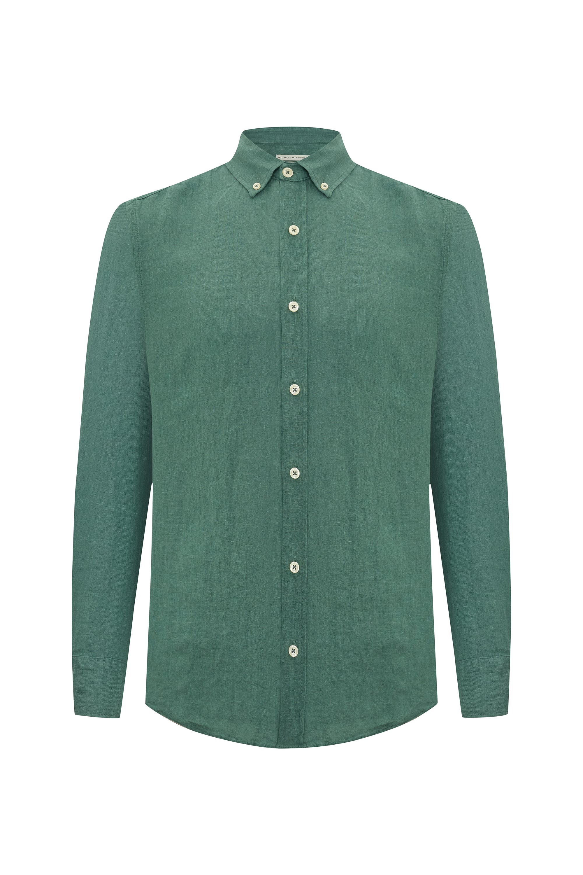 SLIM FIT UZUN KOLLU KETEN GÖMLEK