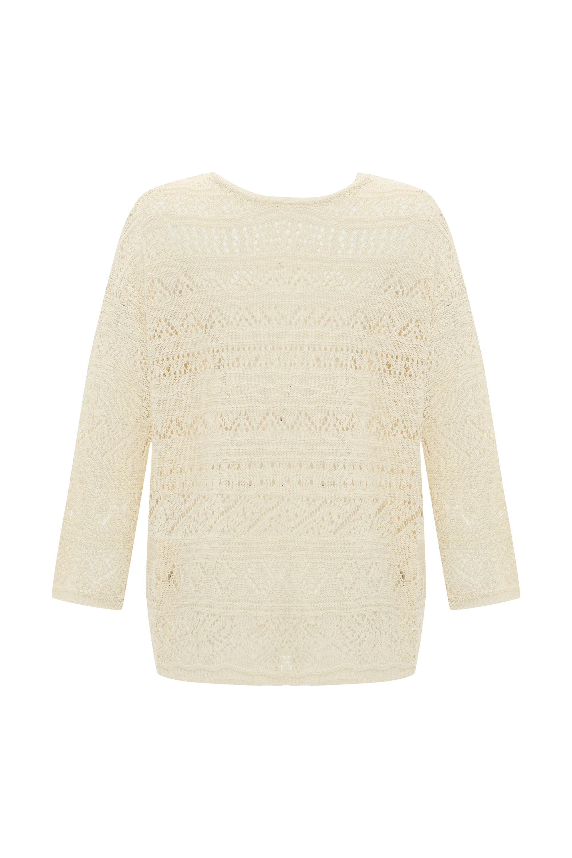 AJURLU AÇIK YAKA KAZAK