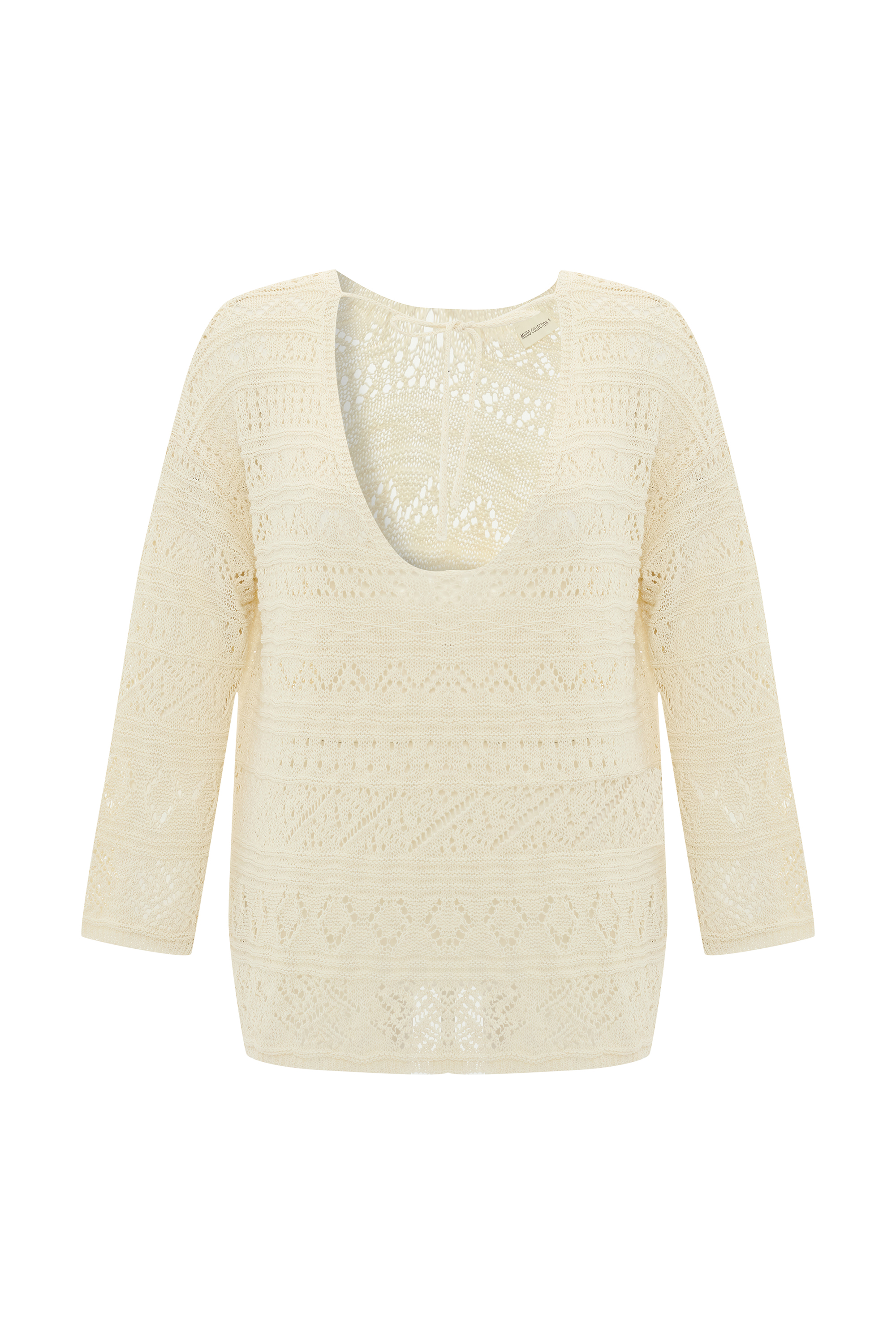 AJURLU AÇIK YAKA KAZAK