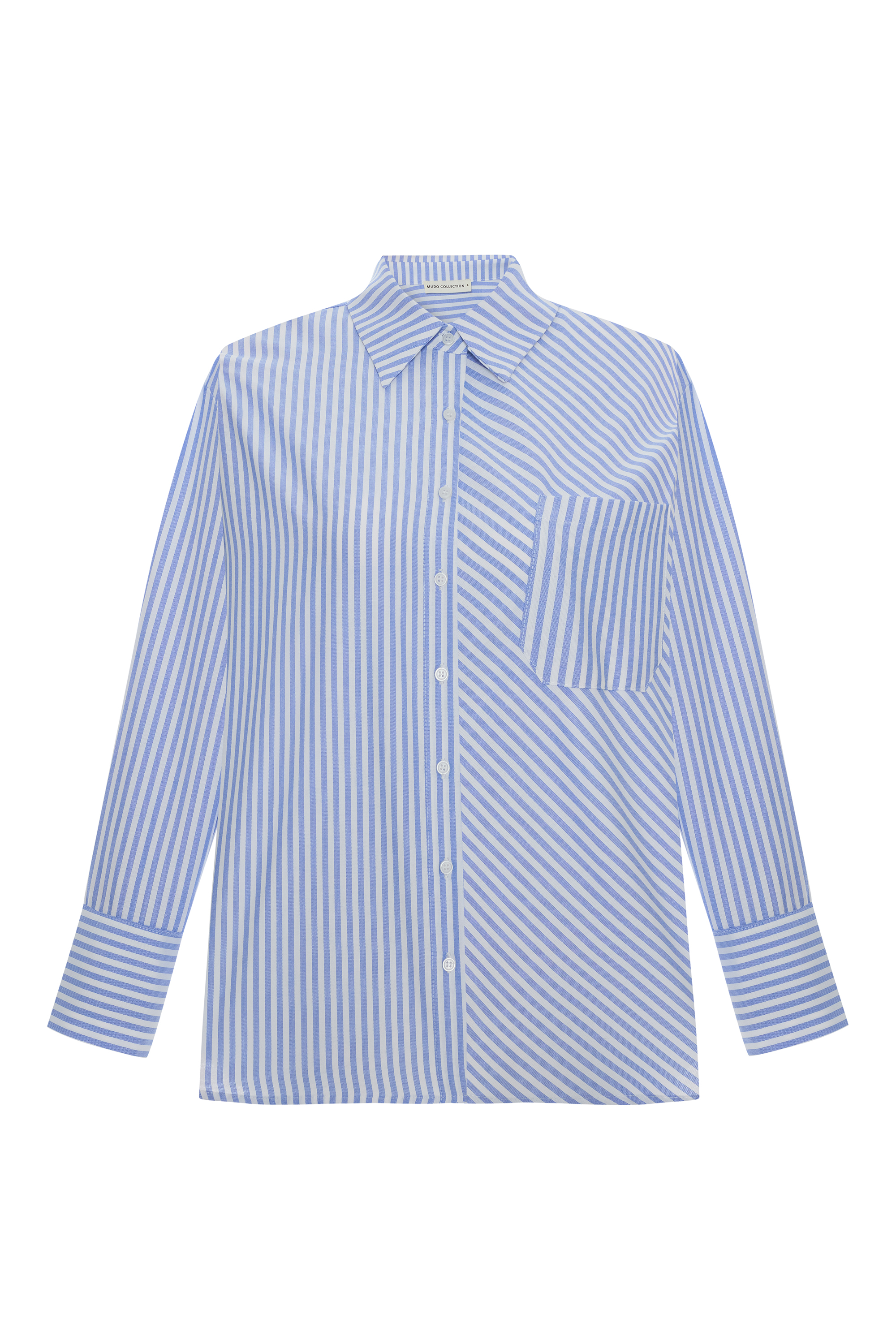 ÇİZGİLİ UZUN KOLLU GÖMLEK