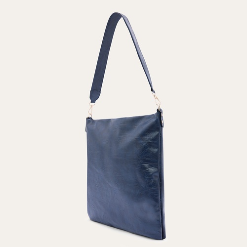  KIRIŞIK DERİ GÖRÜNÜMLÜ SHOPPER OMUZ ÇANTASI