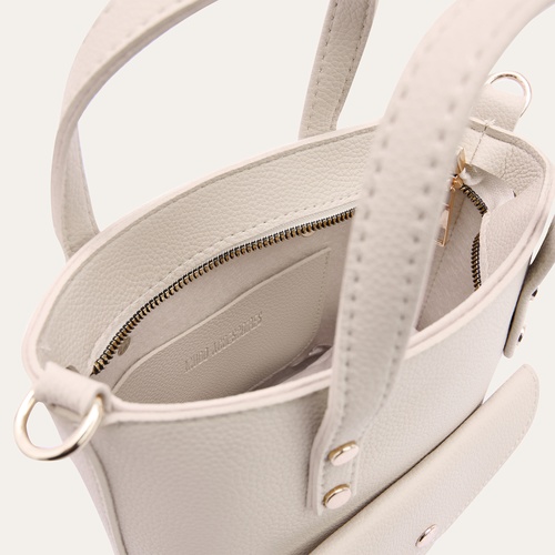  DERİ GÖRÜNÜMLÜ ASKI DETAYLI EL ÇANTASI