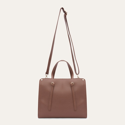  DERİ GÖRÜNÜMLÜ ASKILI TOTE EL ÇANTASI