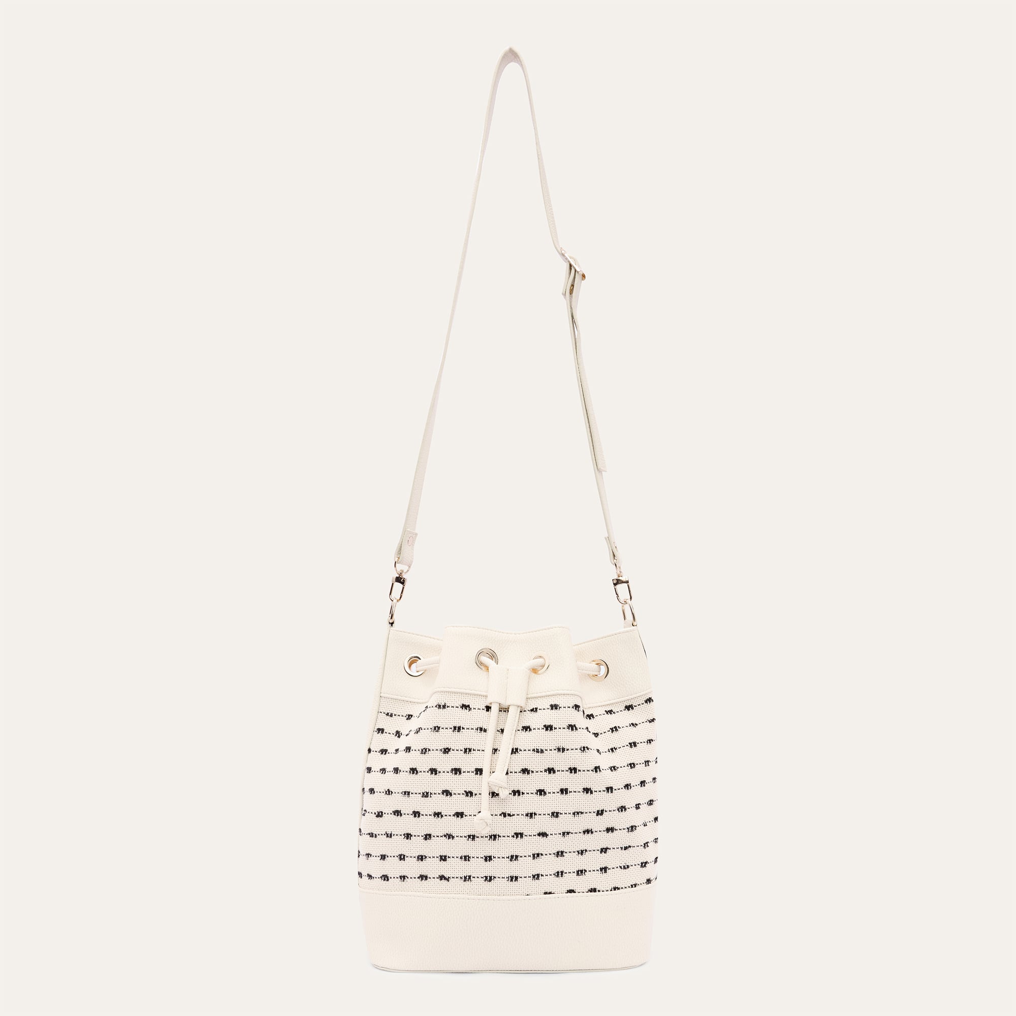 DESENLİ BUCKET OMUZ ÇANTASI