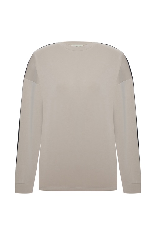  BİSİKLET YAKA MODAL KARIŞIMLI SWEATSHIRT