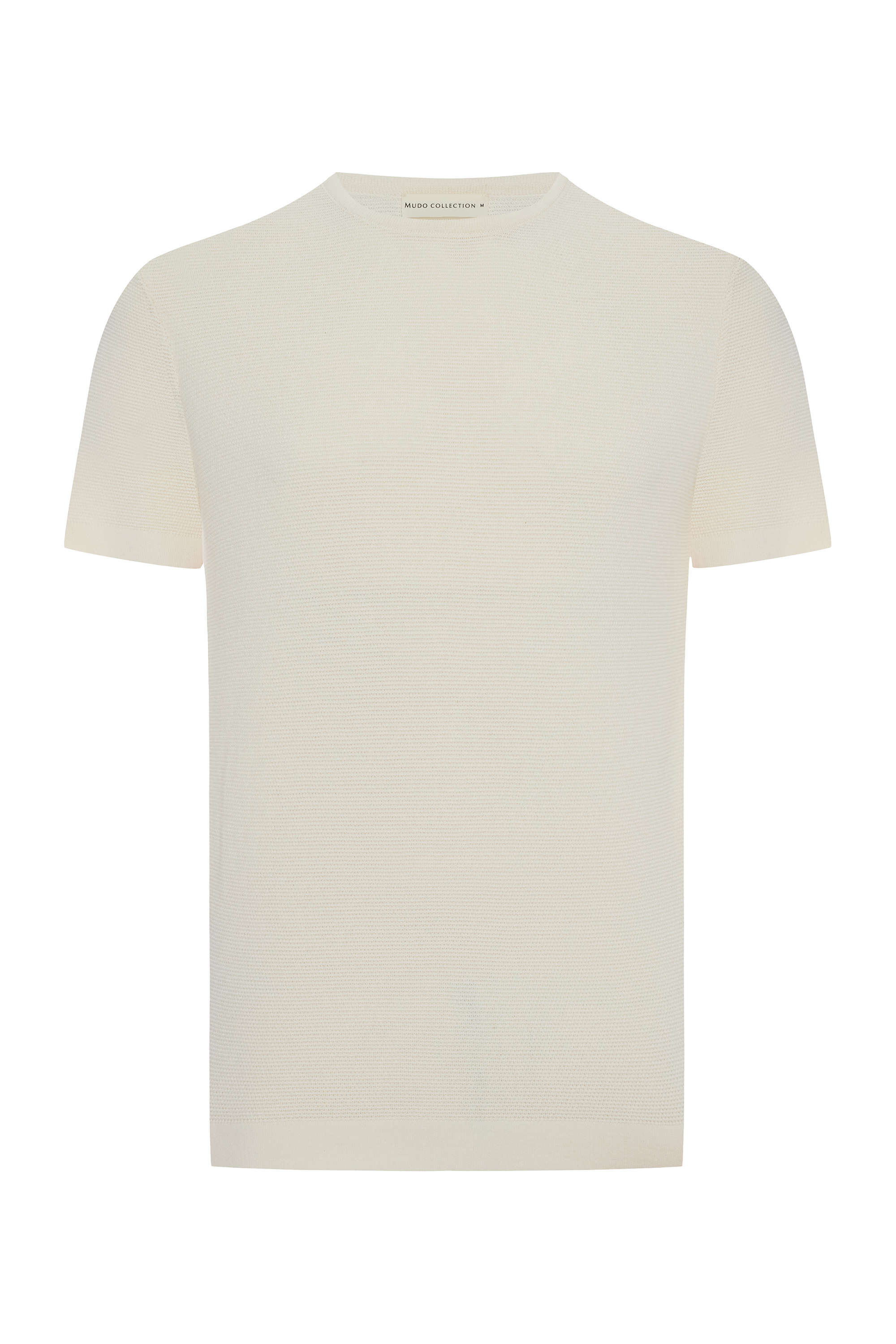 BİSİKLET YAKA KISA KOLLU KAZAK