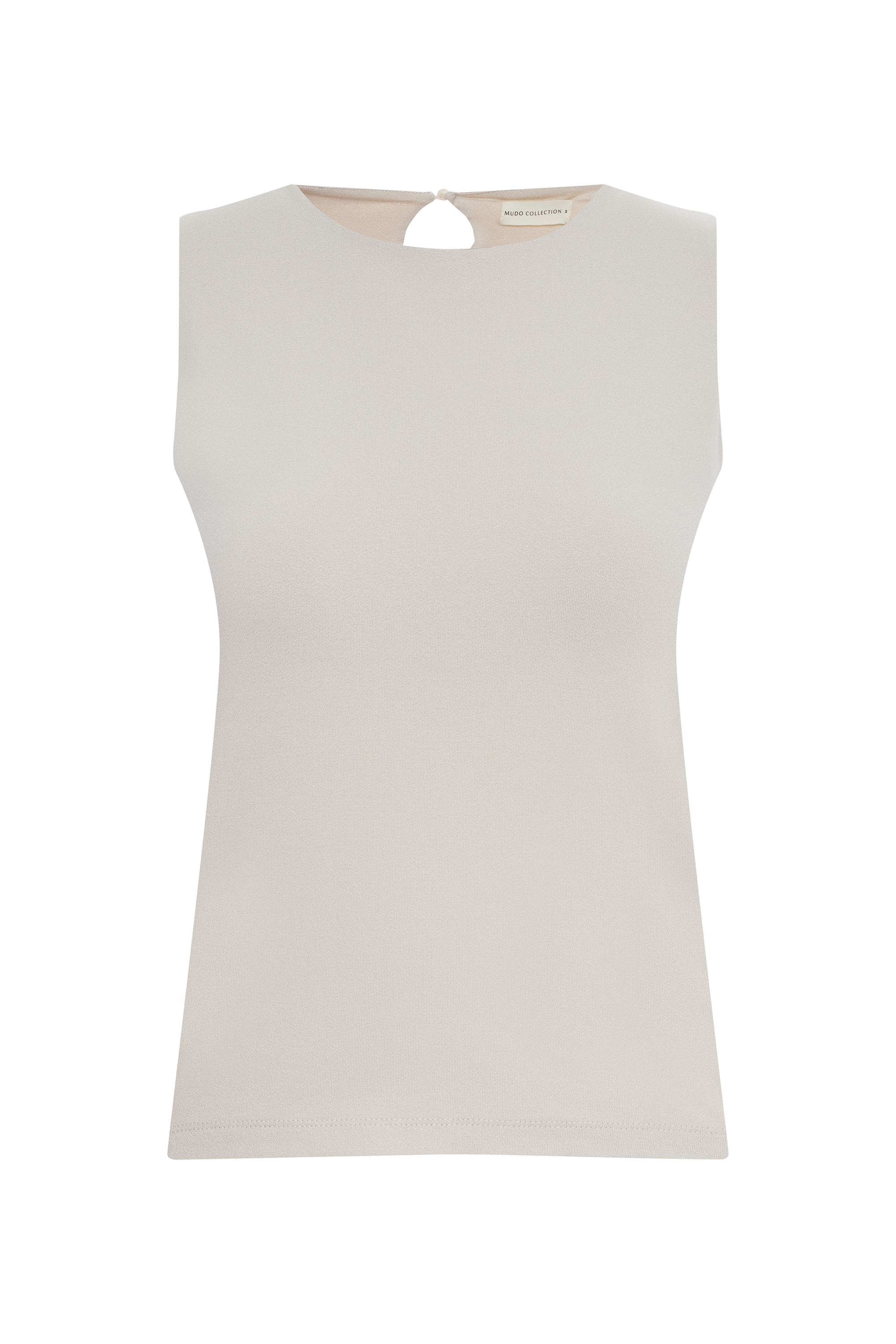 BİSİKLET YAKA KOLSUZ BLUZ