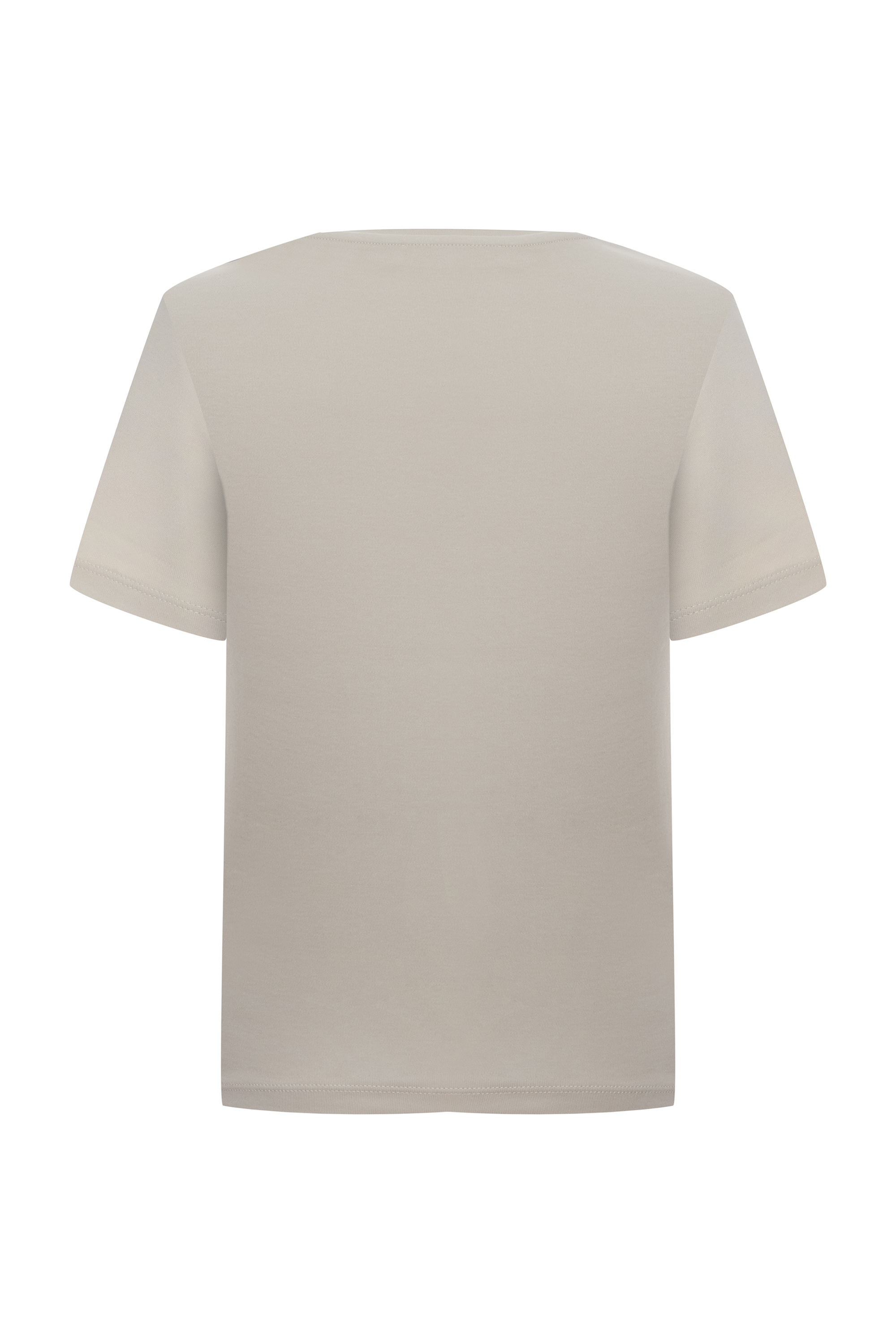 FITTED BİSİKLET YAKA KISA KOLLU T-SHIRT