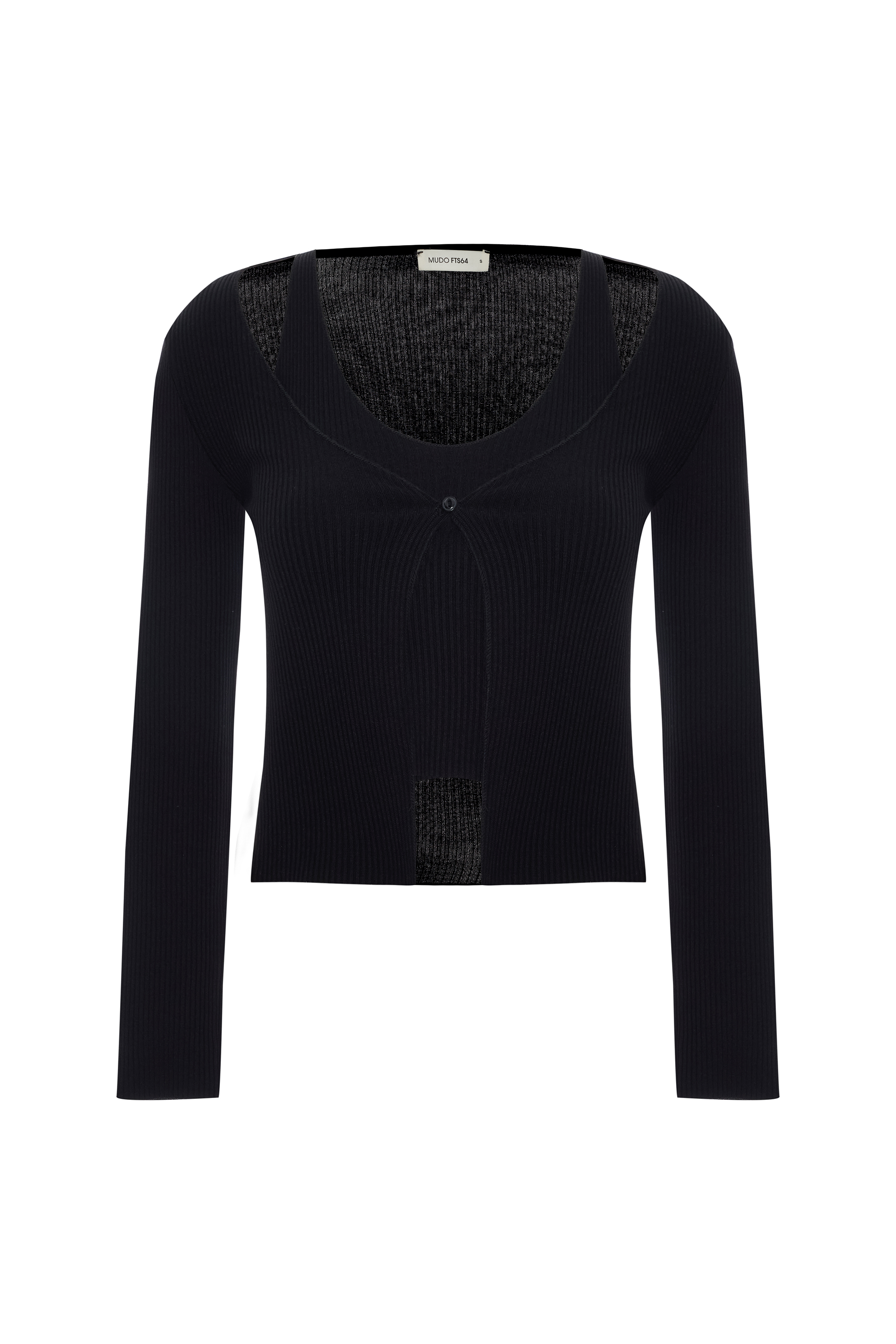 HIRKA GÖRÜNÜMLÜ V YAKA BLUZ