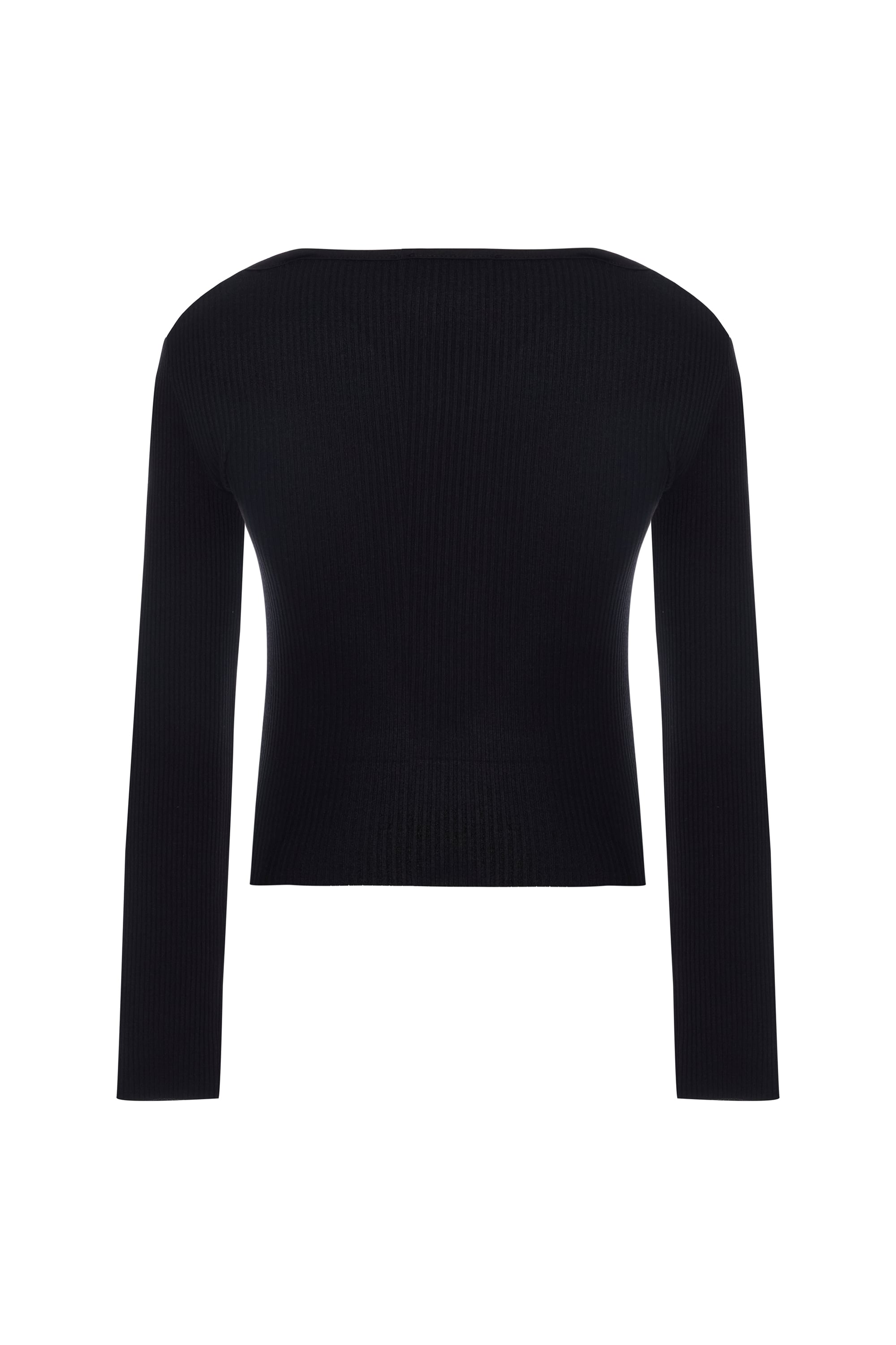 HIRKA GÖRÜNÜMLÜ V YAKA BLUZ