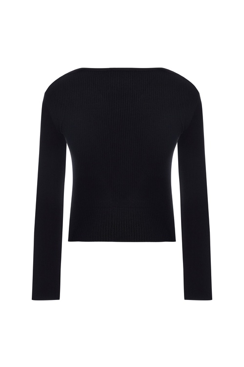  HIRKA GÖRÜNÜMLÜ V YAKA BLUZ