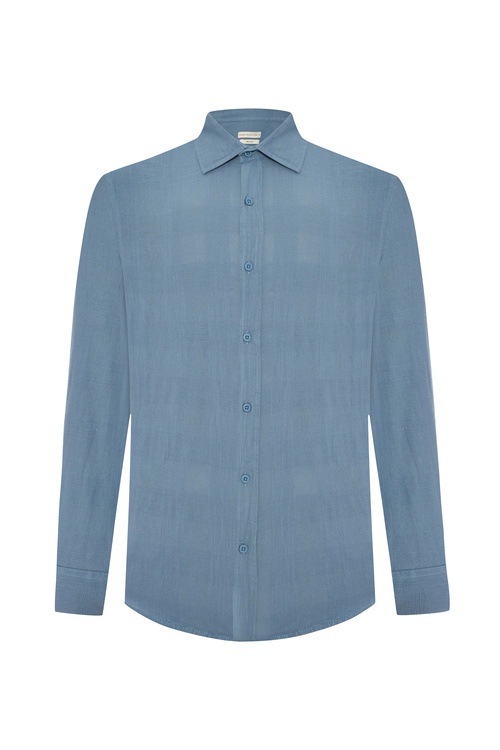  EKOSELİ REGULAR FIT UZUN KOLLU GÖMLEK