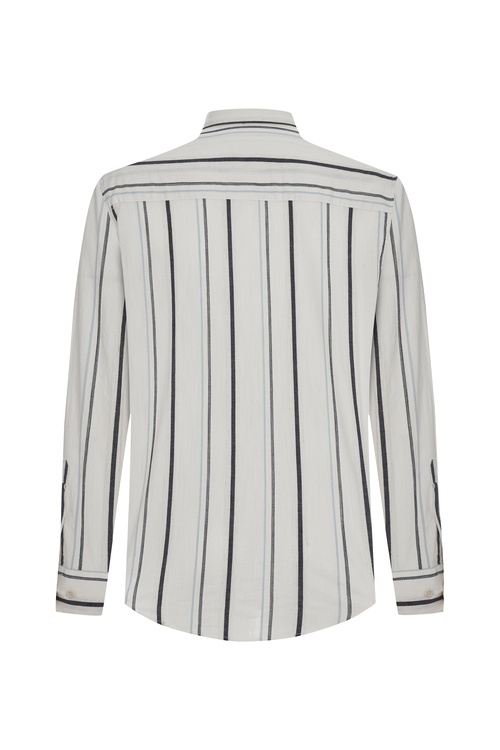  ÇİZGİLİ REGULAR FIT UZUN KOLLU GÖMLEK