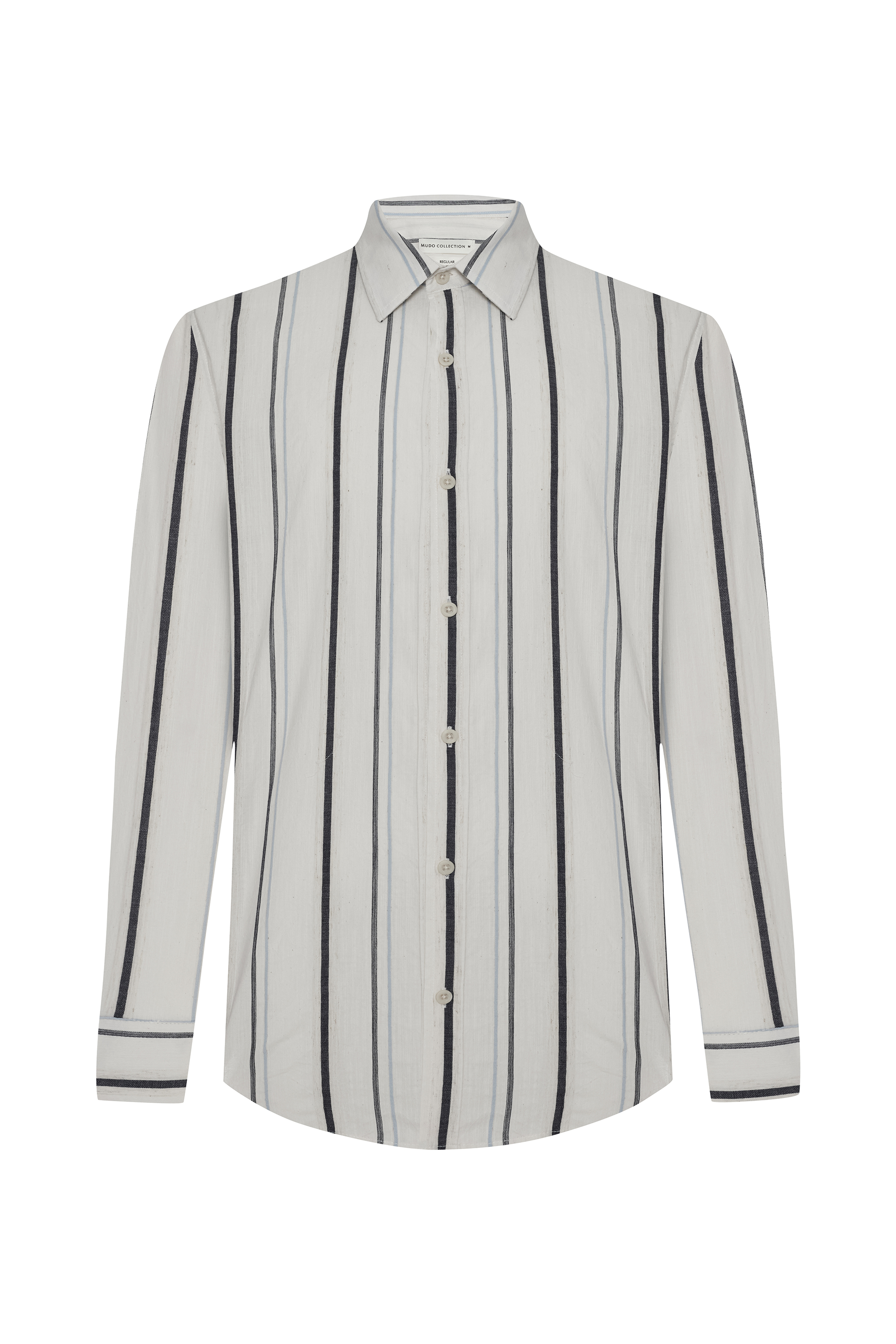 ÇİZGİLİ REGULAR FIT UZUN KOLLU GÖMLEK