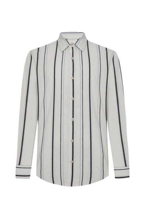  ÇİZGİLİ REGULAR FIT UZUN KOLLU GÖMLEK