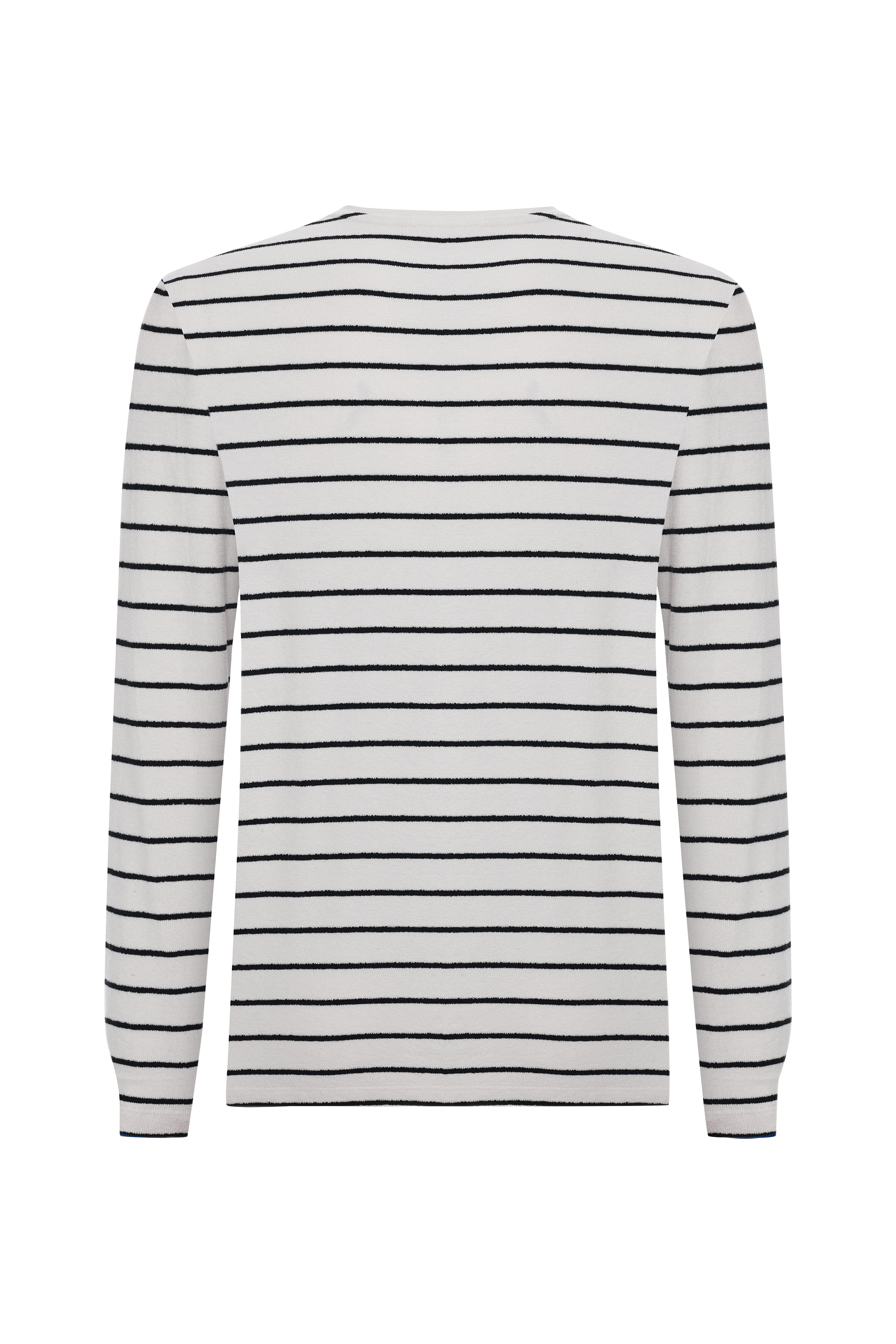 ÇİZGİLİ NAKIŞLI SWEATSHIRT